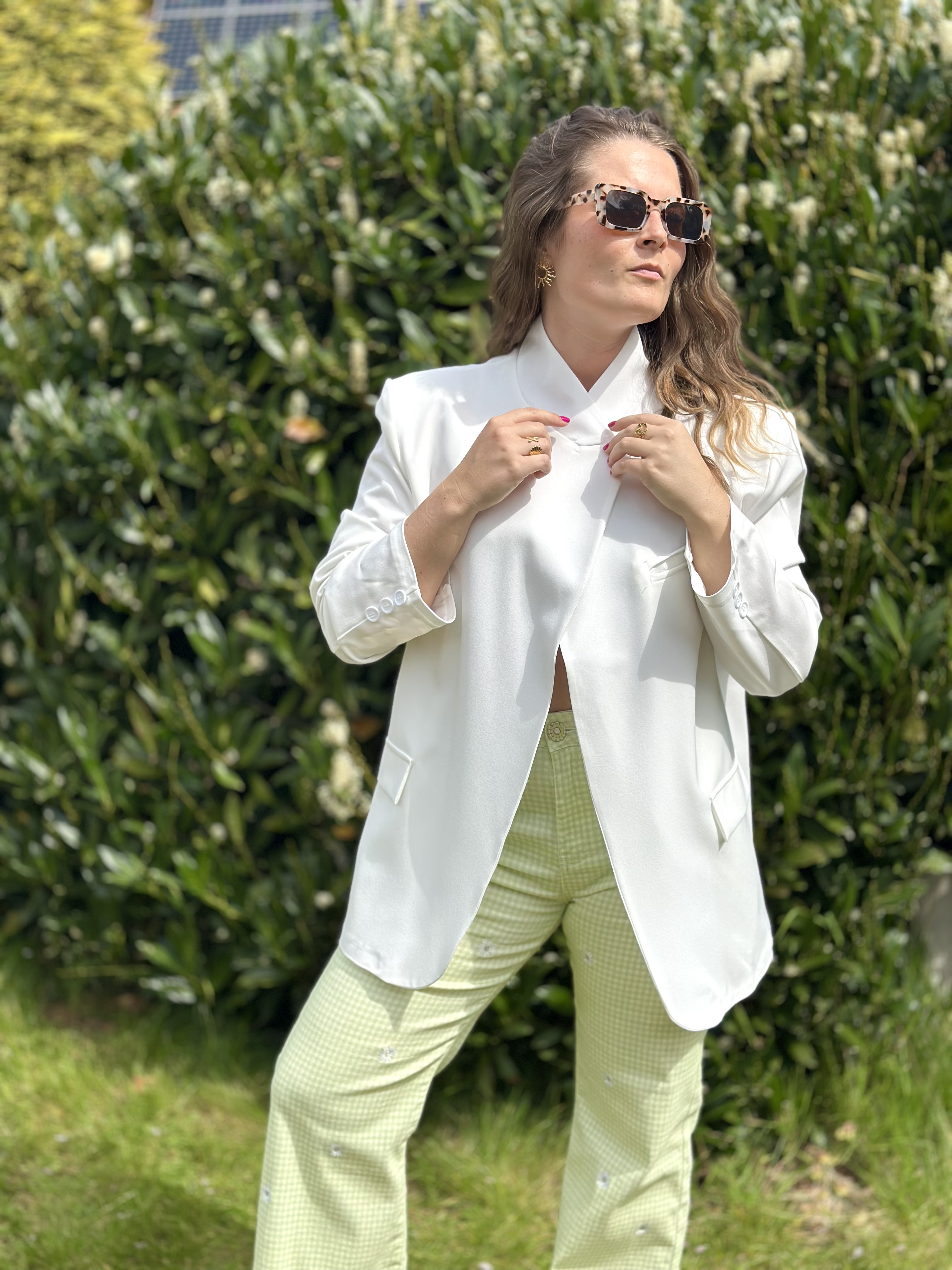 Veste blanche élégante