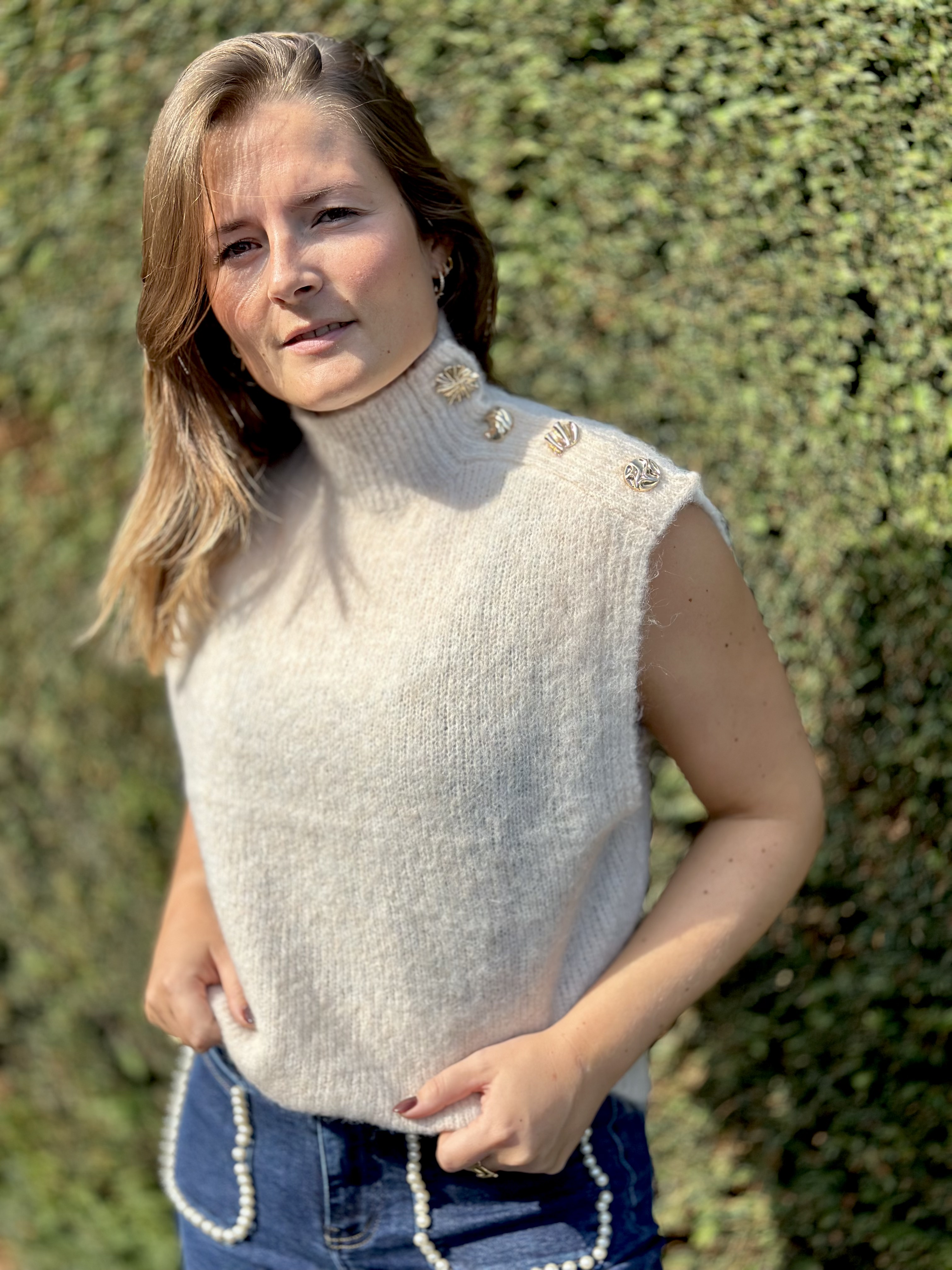 Pull sans manches 