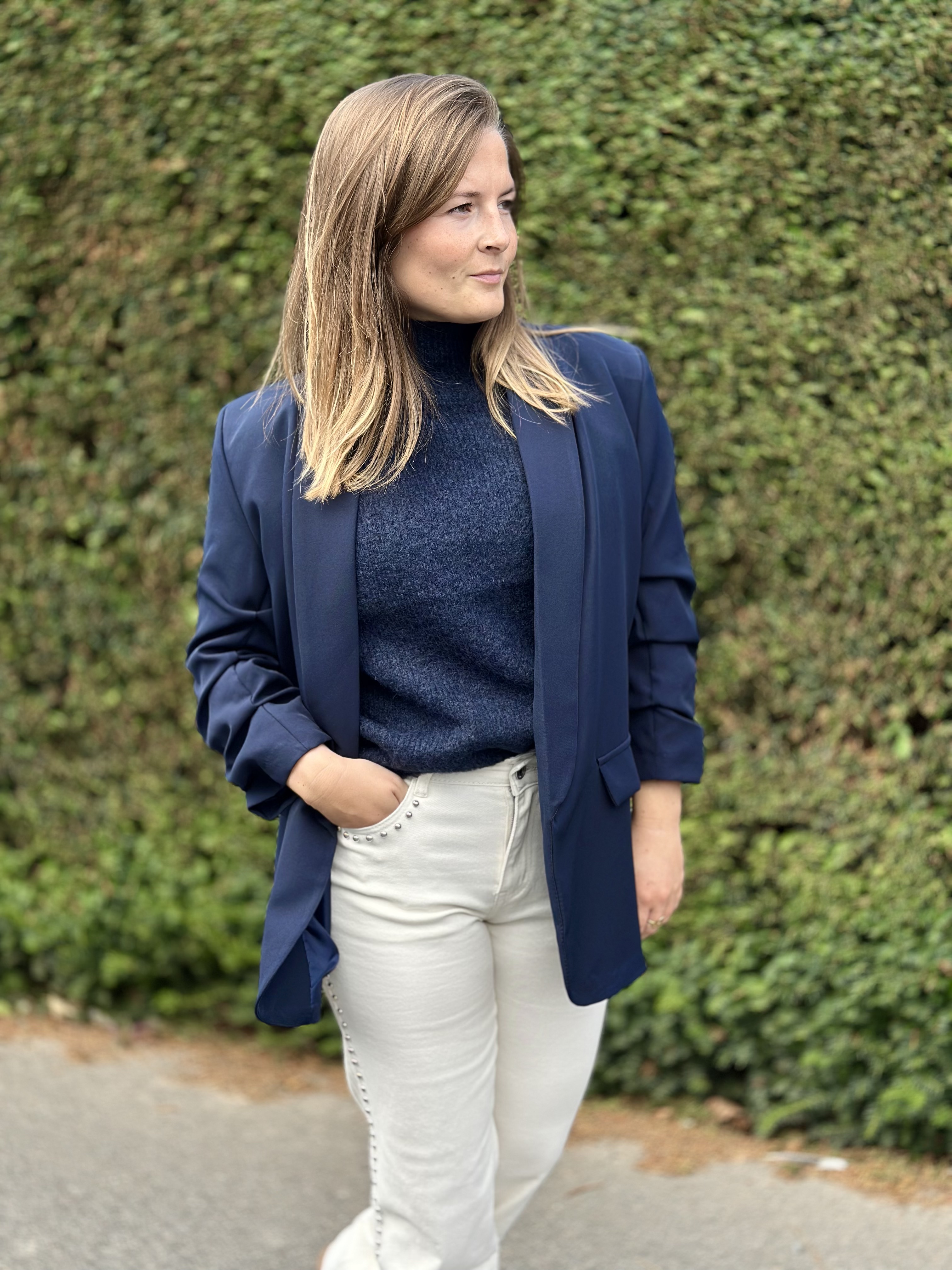 Veste blazer bleu marine