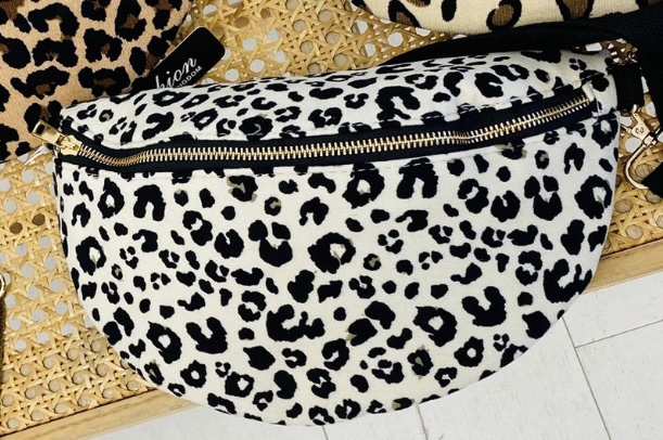 Sac banane léopard