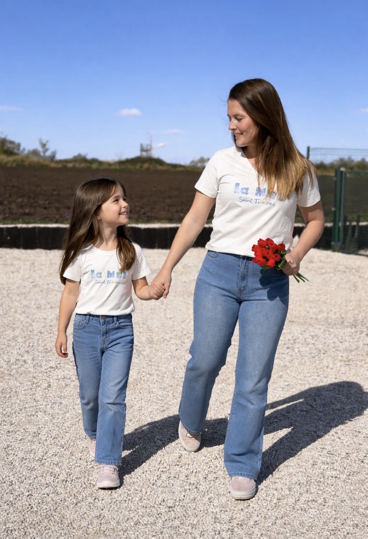 Jean à strass enfant