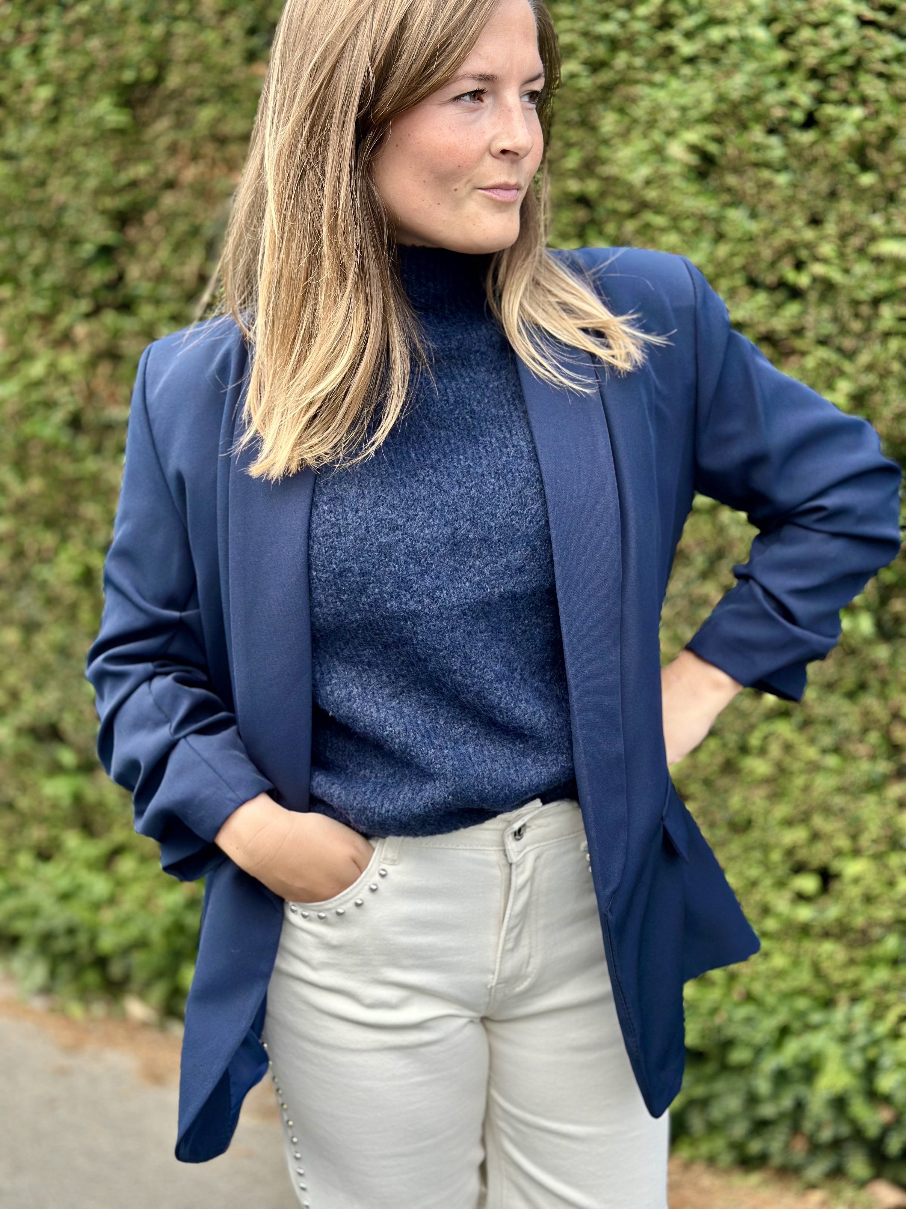 Veste blazer bleu marine