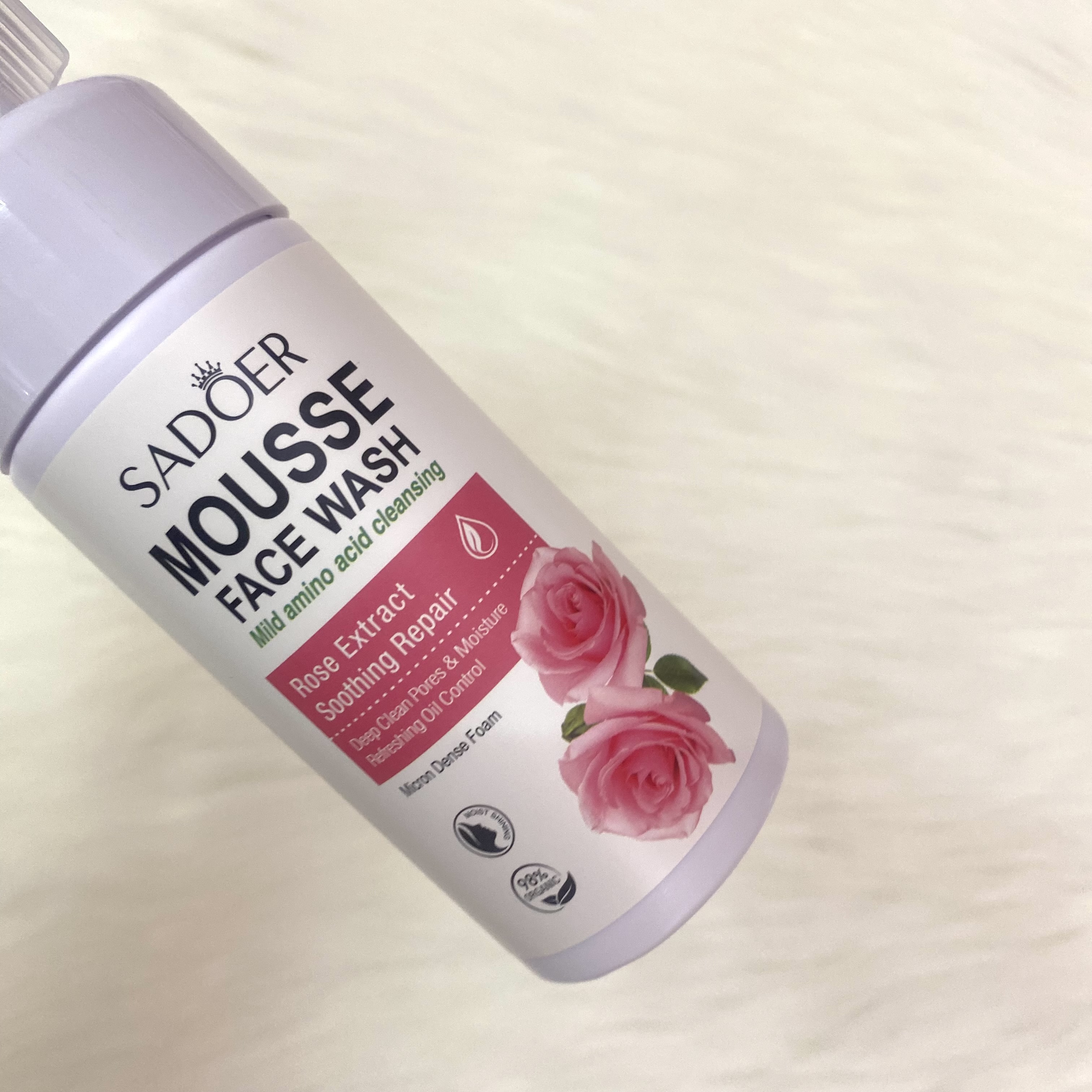 غسول رغوي (ورد)