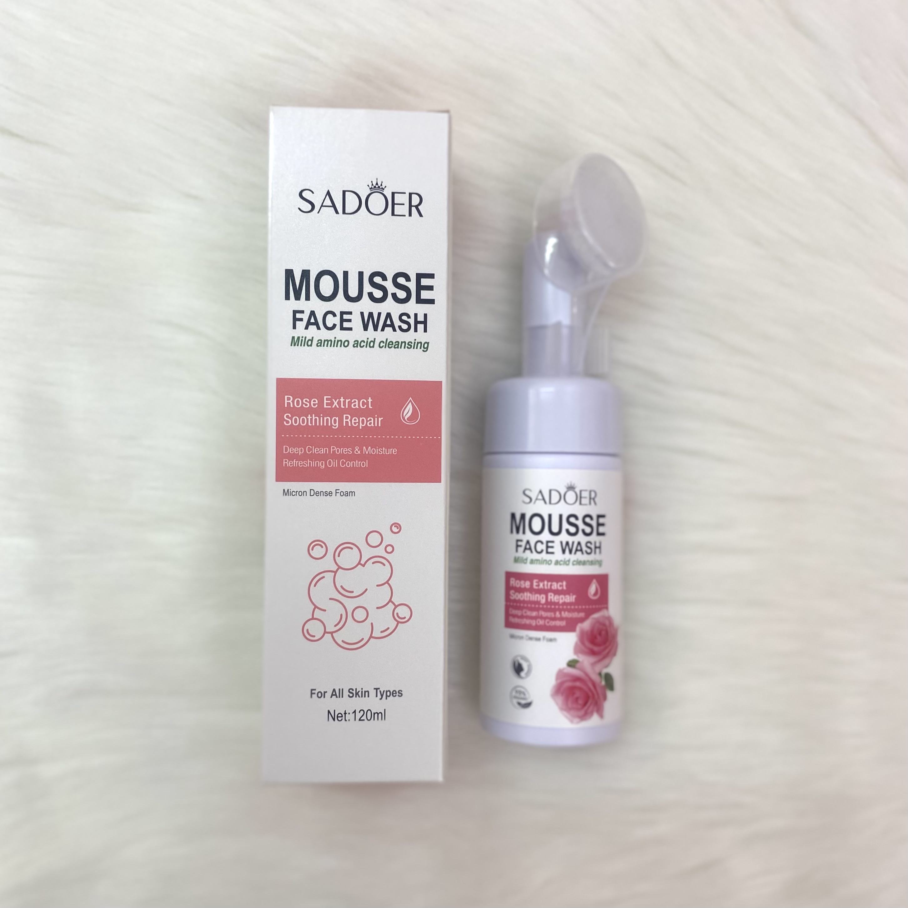 غسول رغوي (ورد)