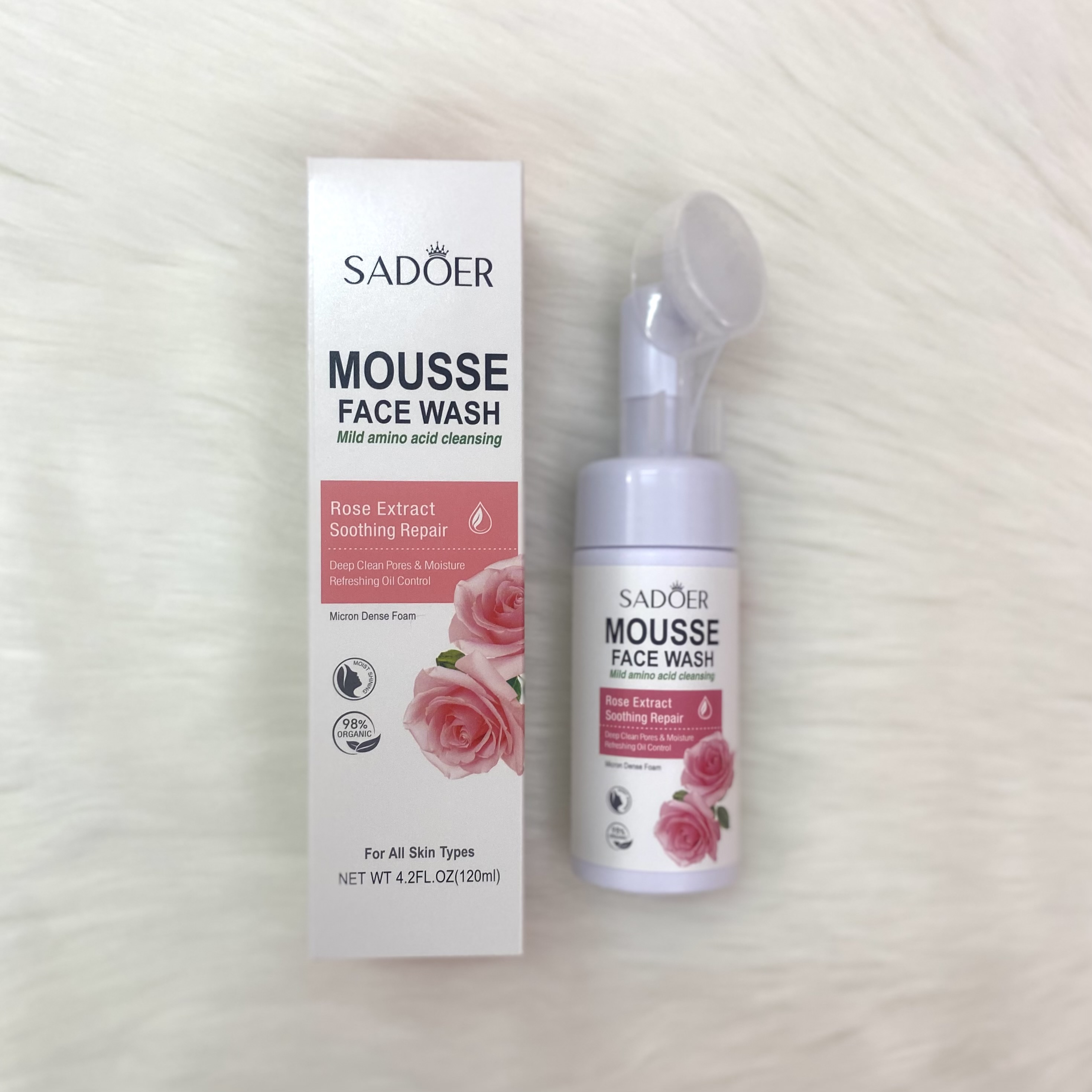 غسول رغوي (ورد)