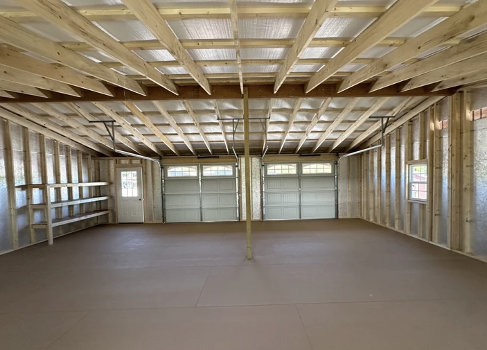 28 x 32 Double Wide Garage