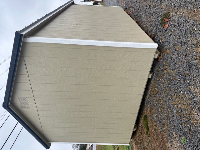 10 x 16 Alpine Cottage w/Tote Bench!