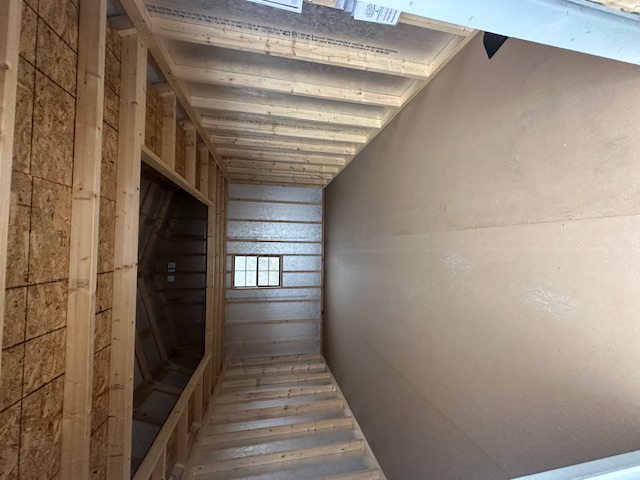 12 x 16 High Wall Barn w/Wrap Around Loft