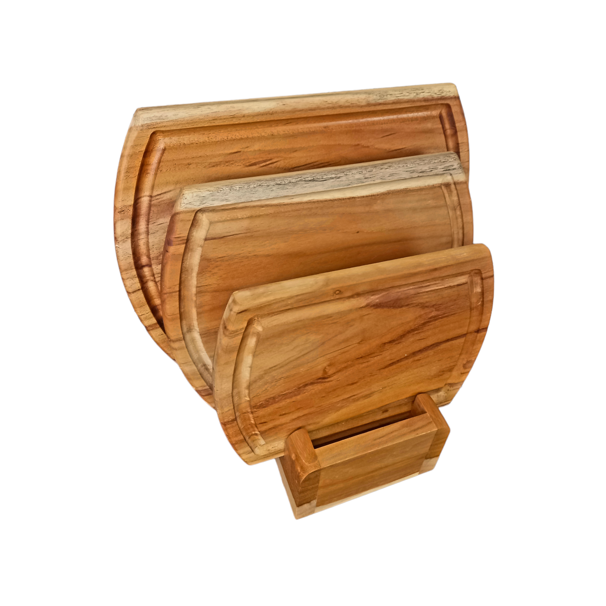 Set de Tablas para Asado cocina en Madera Teca