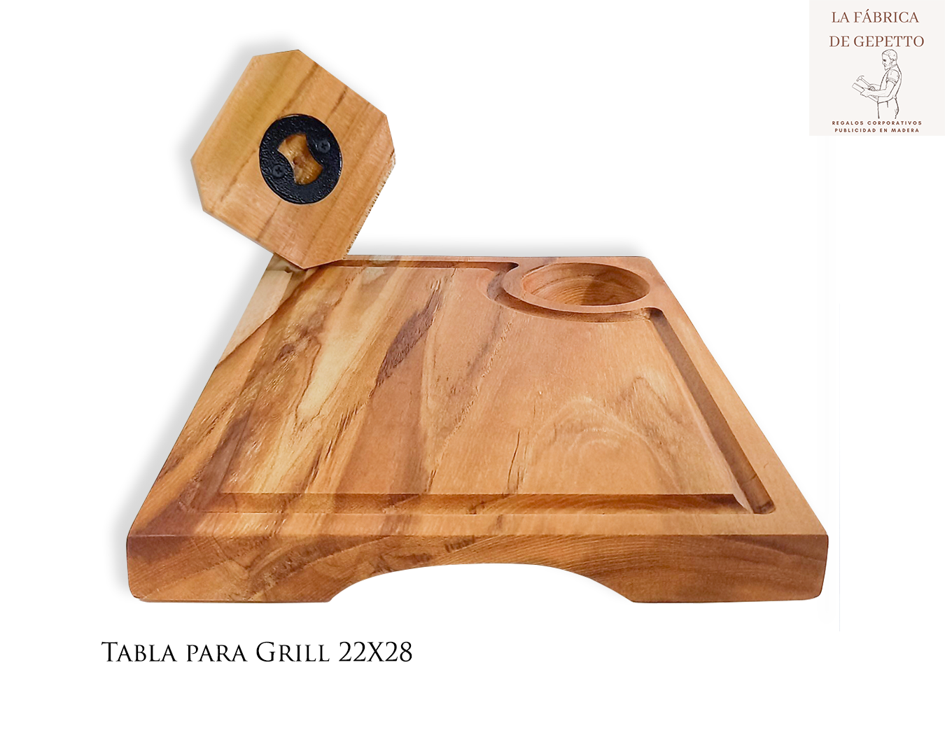 Tabla de Teca para Cocina 28 x 22