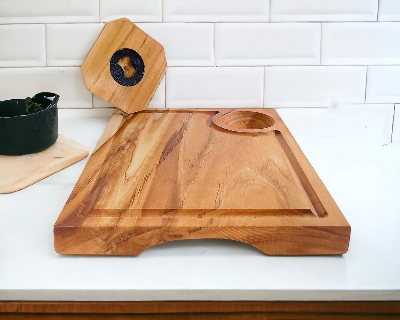 Tabla de Teca para Cocina 28 x 22