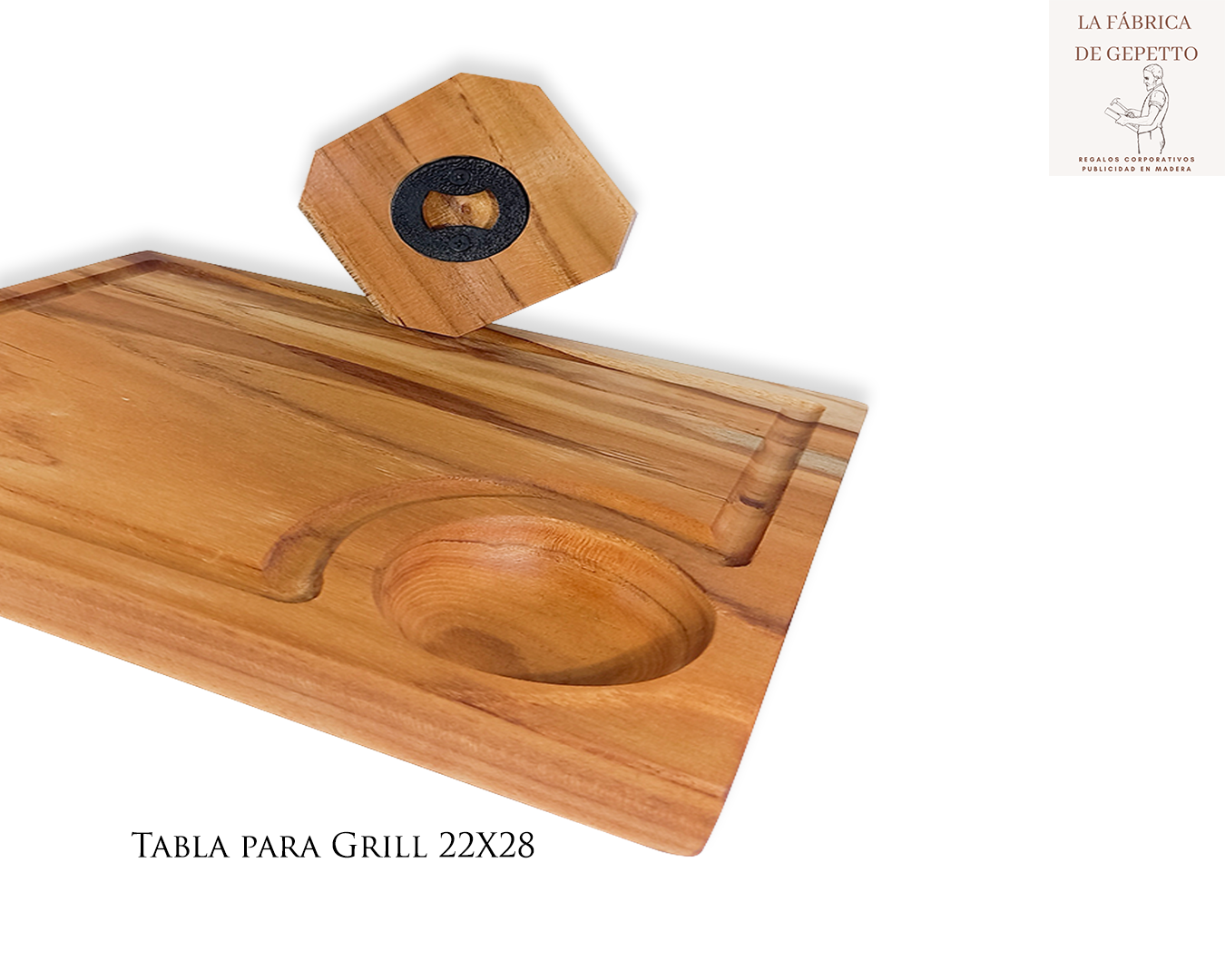 Tabla de Teca para Cocina 28 x 22