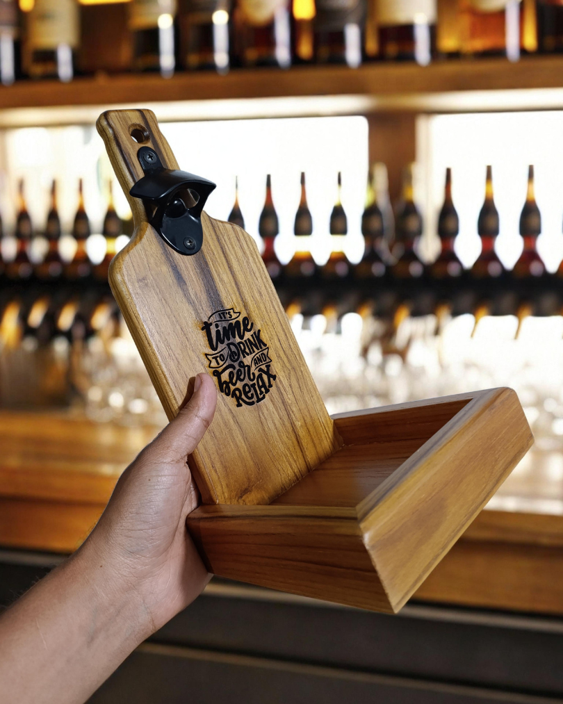 Destapador de Cervesas madera Teca