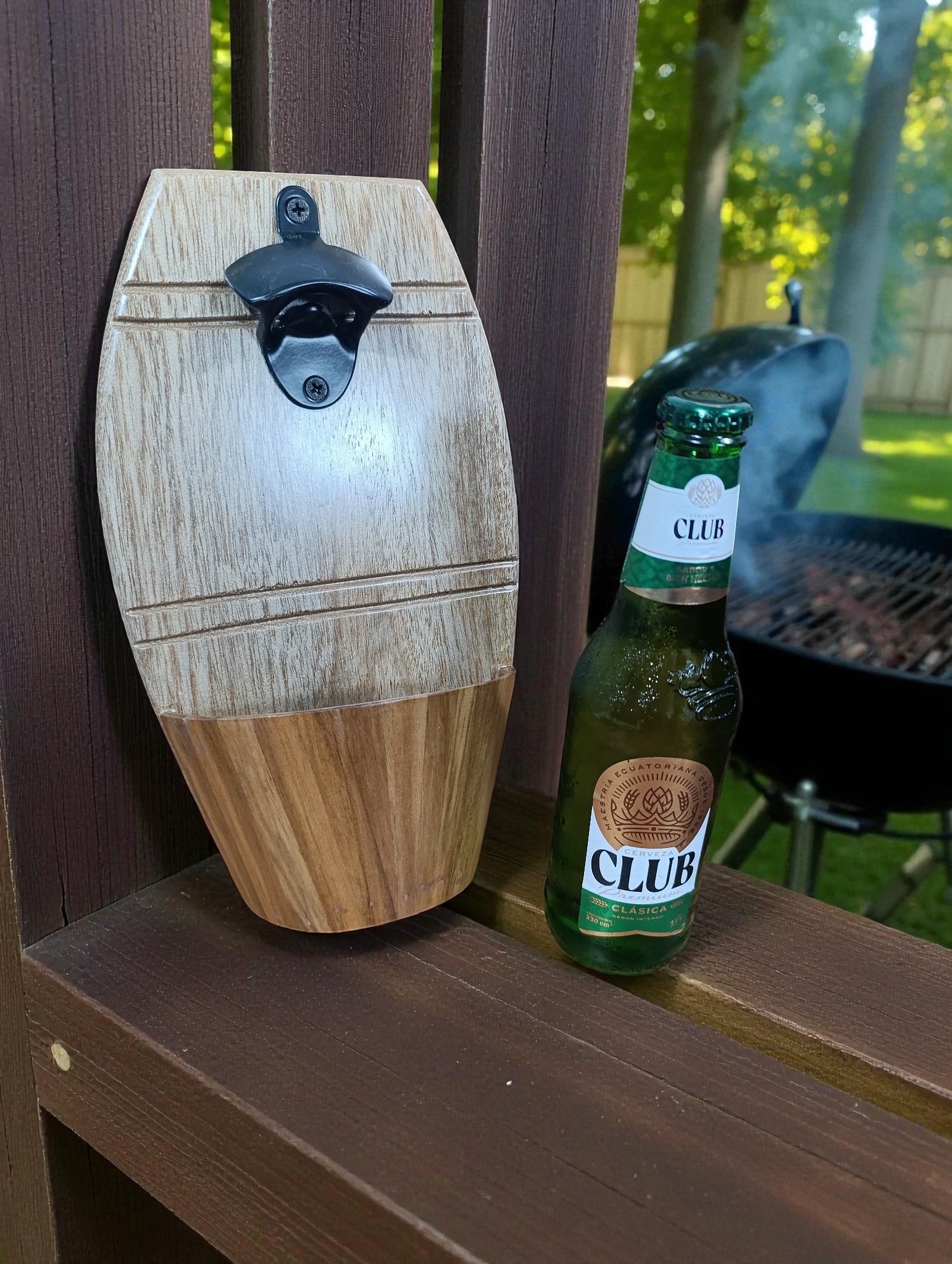 Set para asados con destapador con destapador de barril