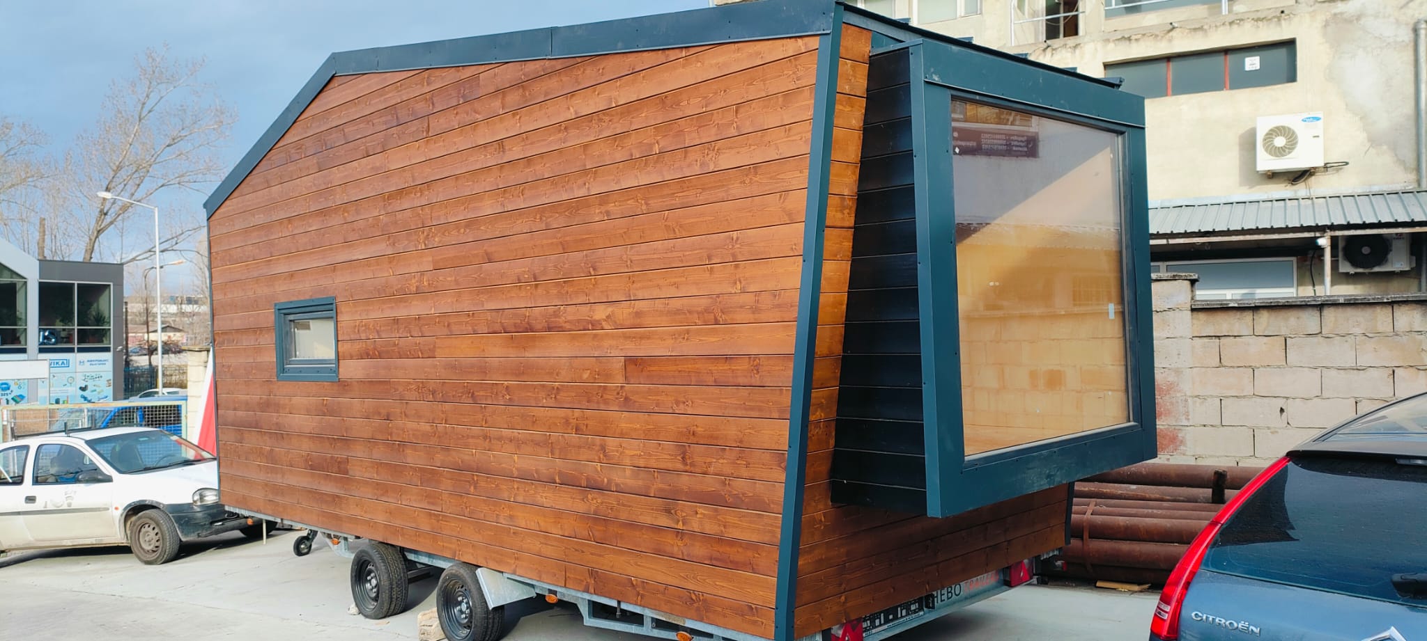 Tiny house on wheels 24 m2