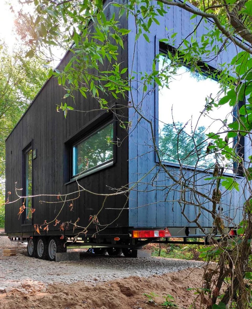 Tiny house on wheels 21 m2