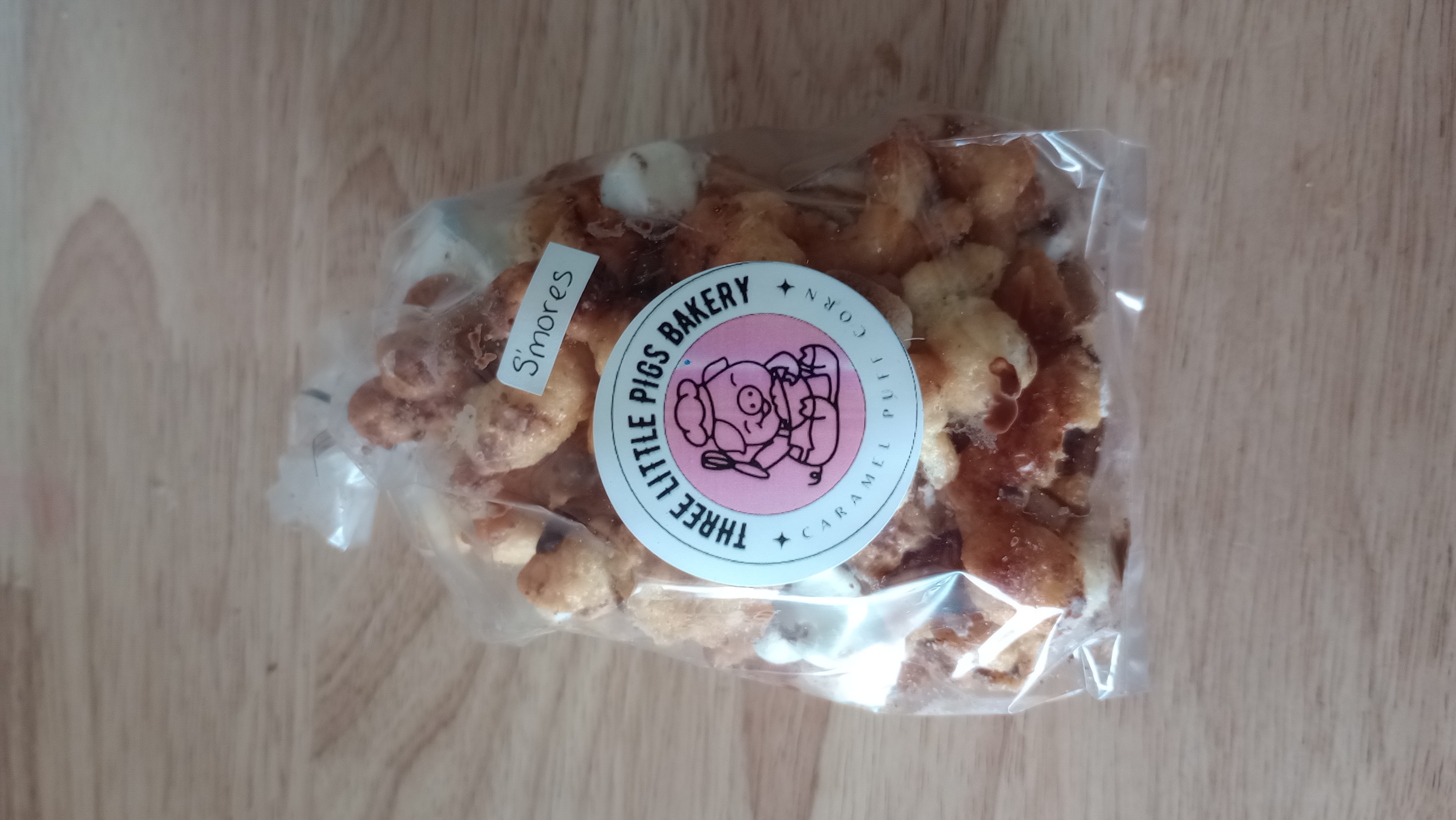 Caramel Puff Corn (S'mores Flavor)