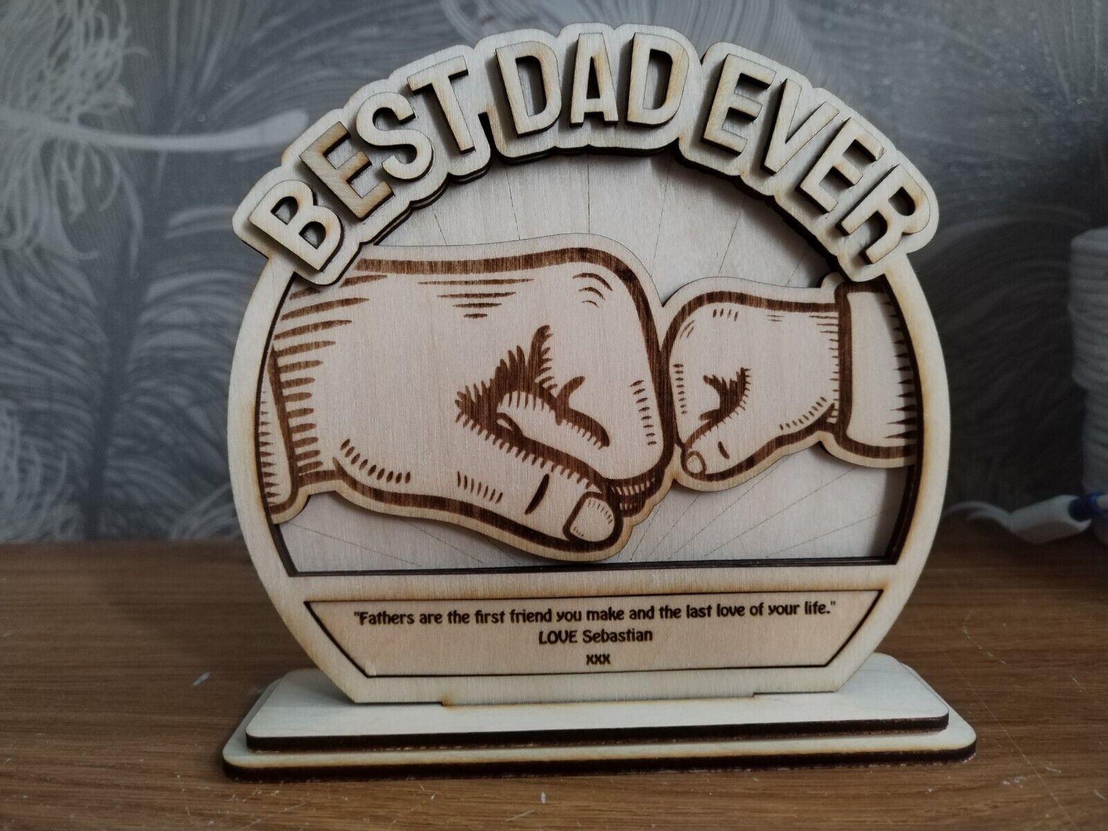 Best Dad Ever Free stand