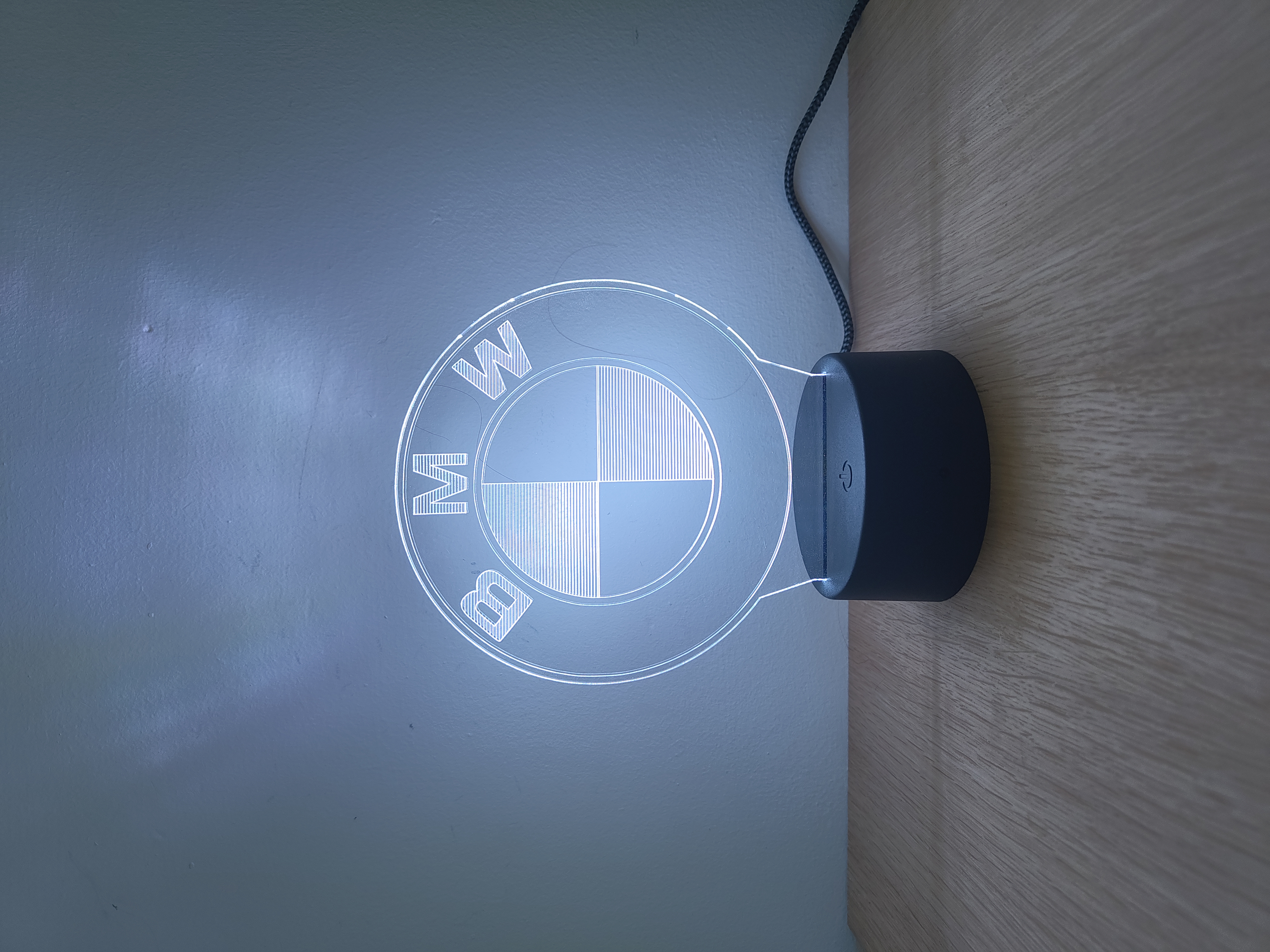 3D LED night lamp - BMW