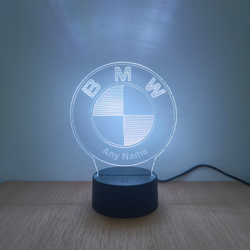 3D LED night lamp - BMW