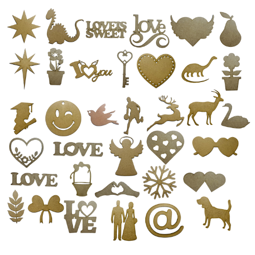 Custom MDF, Plywood, or Acrylic Craft Shapes