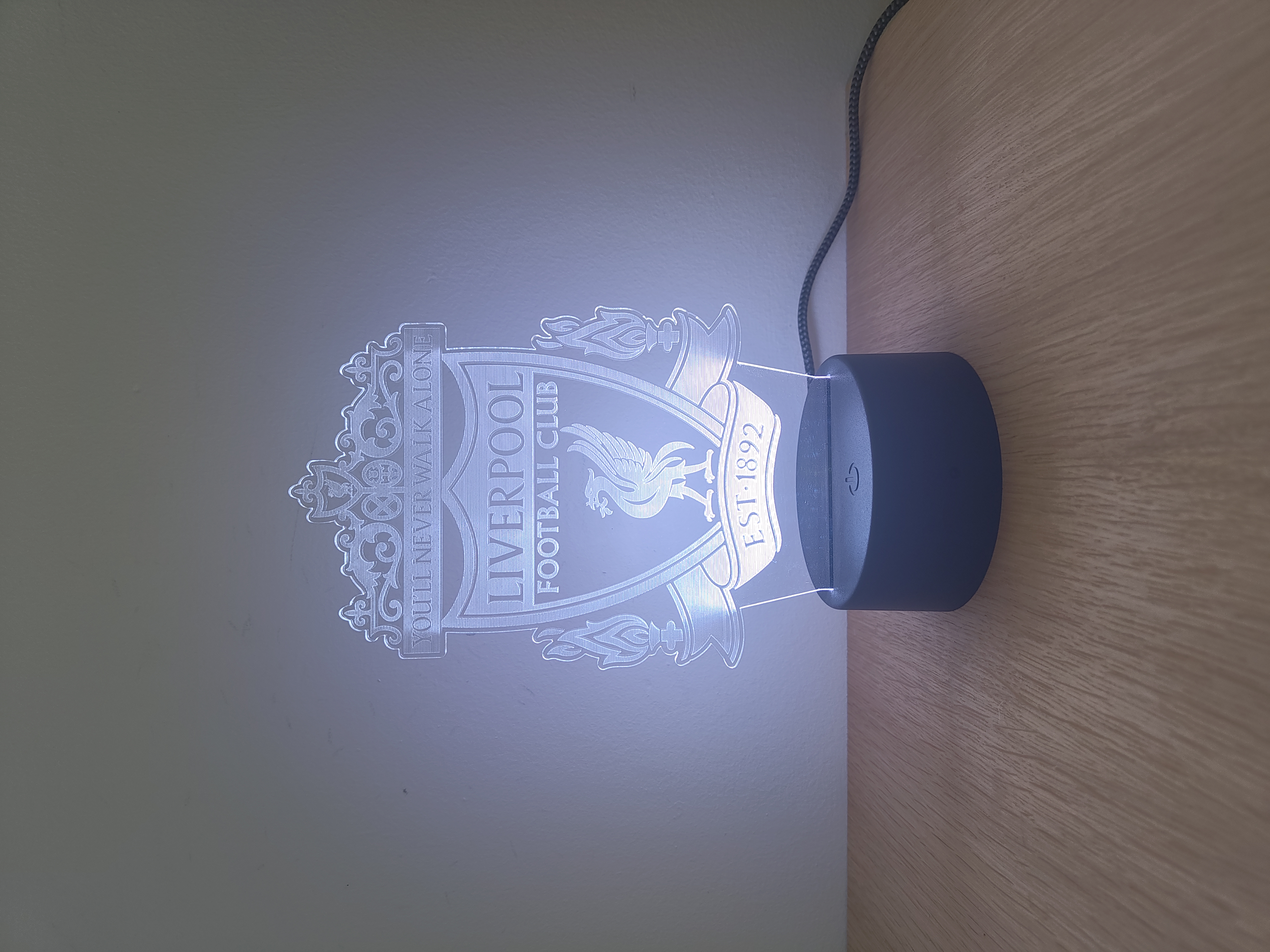 3D LED night lamp - Liverpool