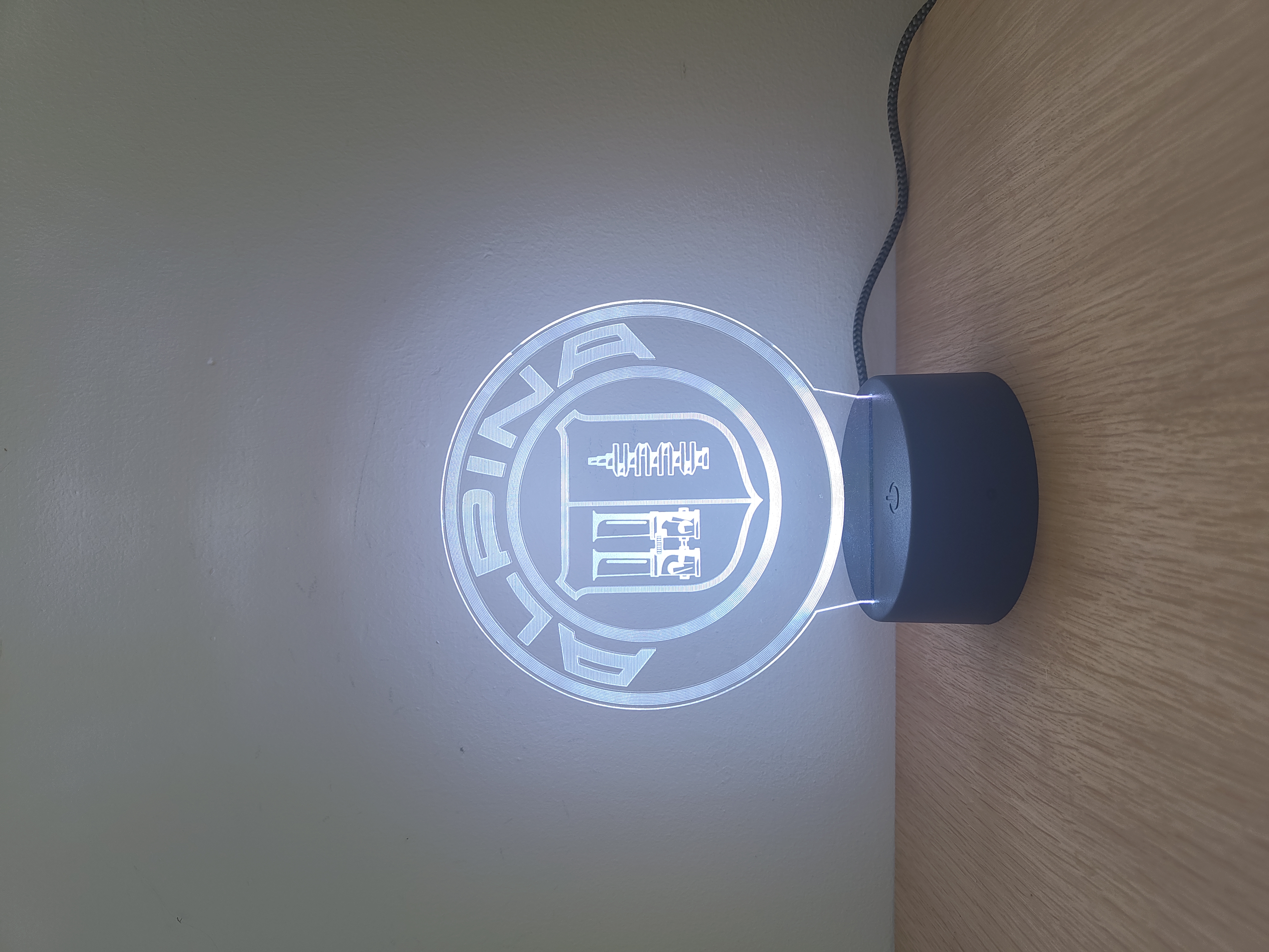 3D LED night lamp - Alpina