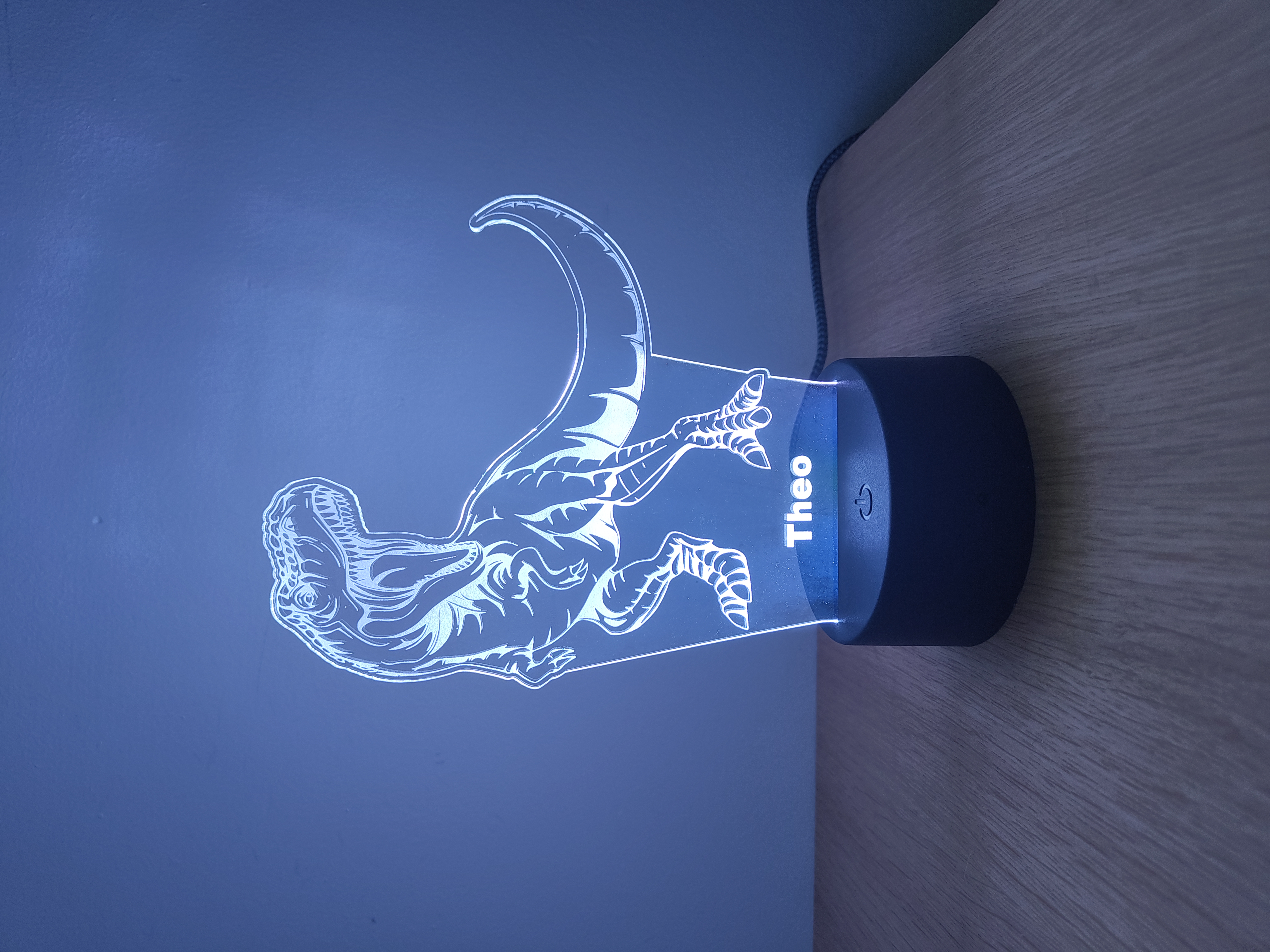 3D LED night lamp - T-Rex Dinosaur