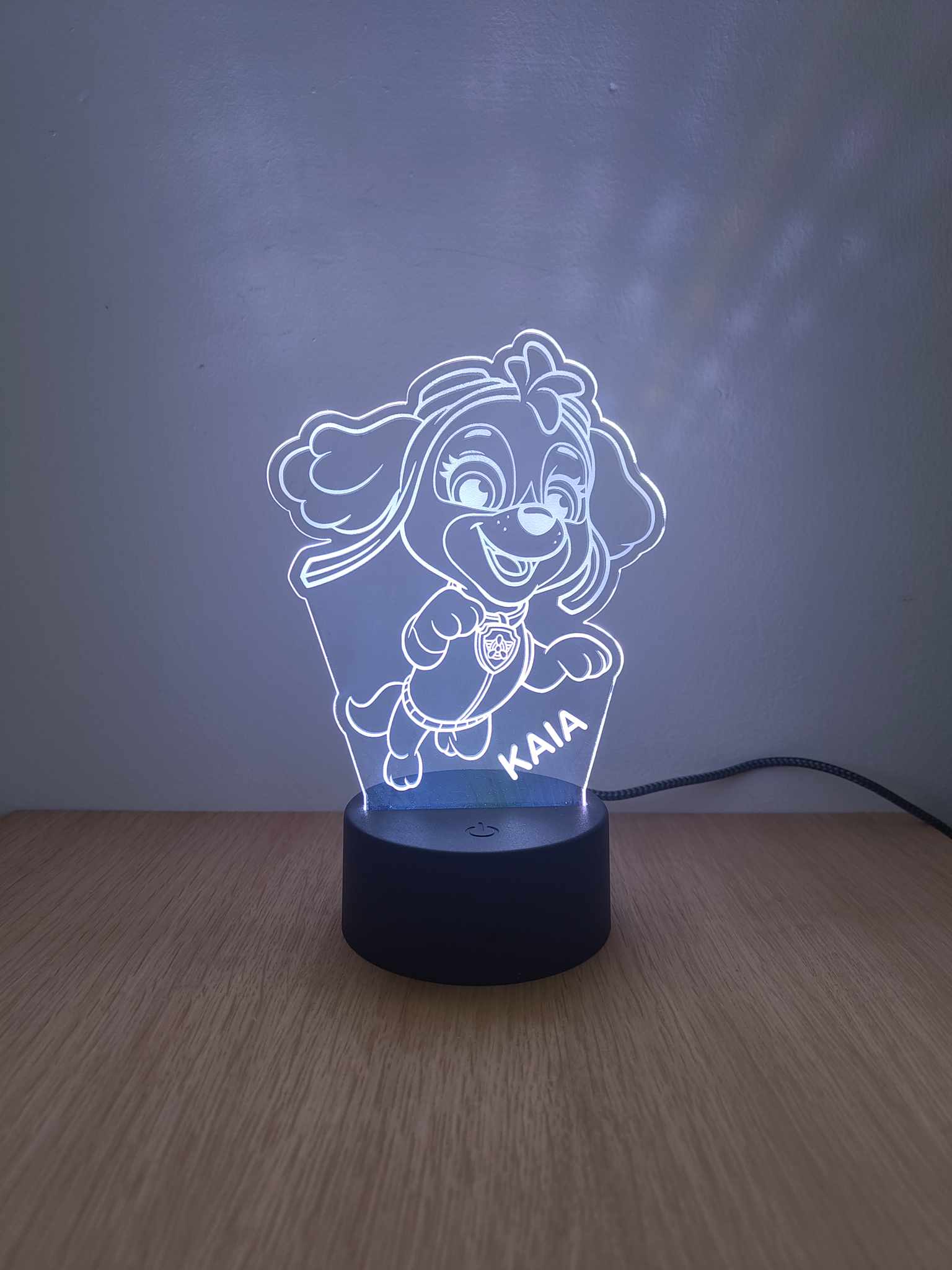 3D LED night lamp - Skye Paw Patrol