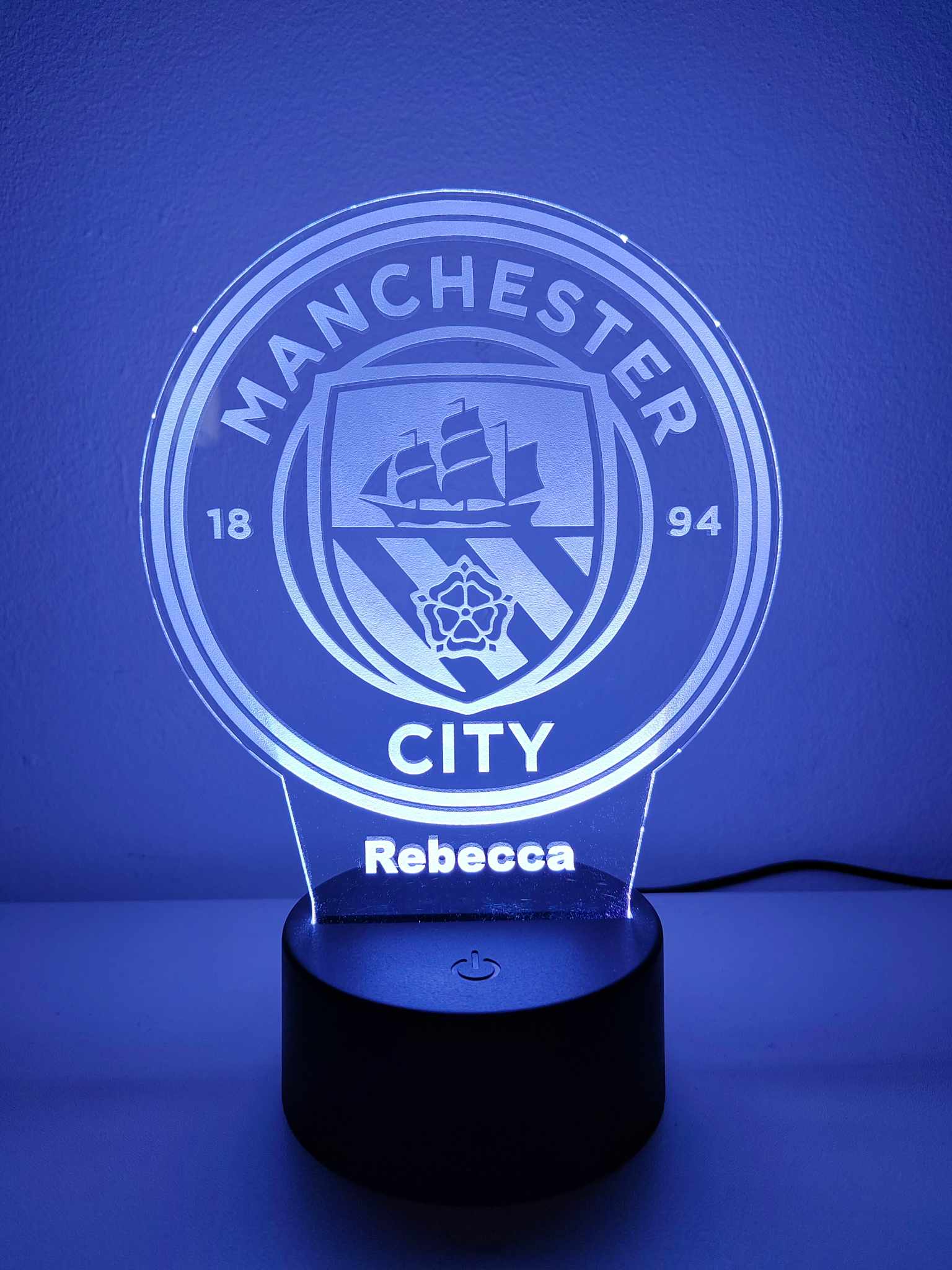 3D LED night lamp - Manchester City
