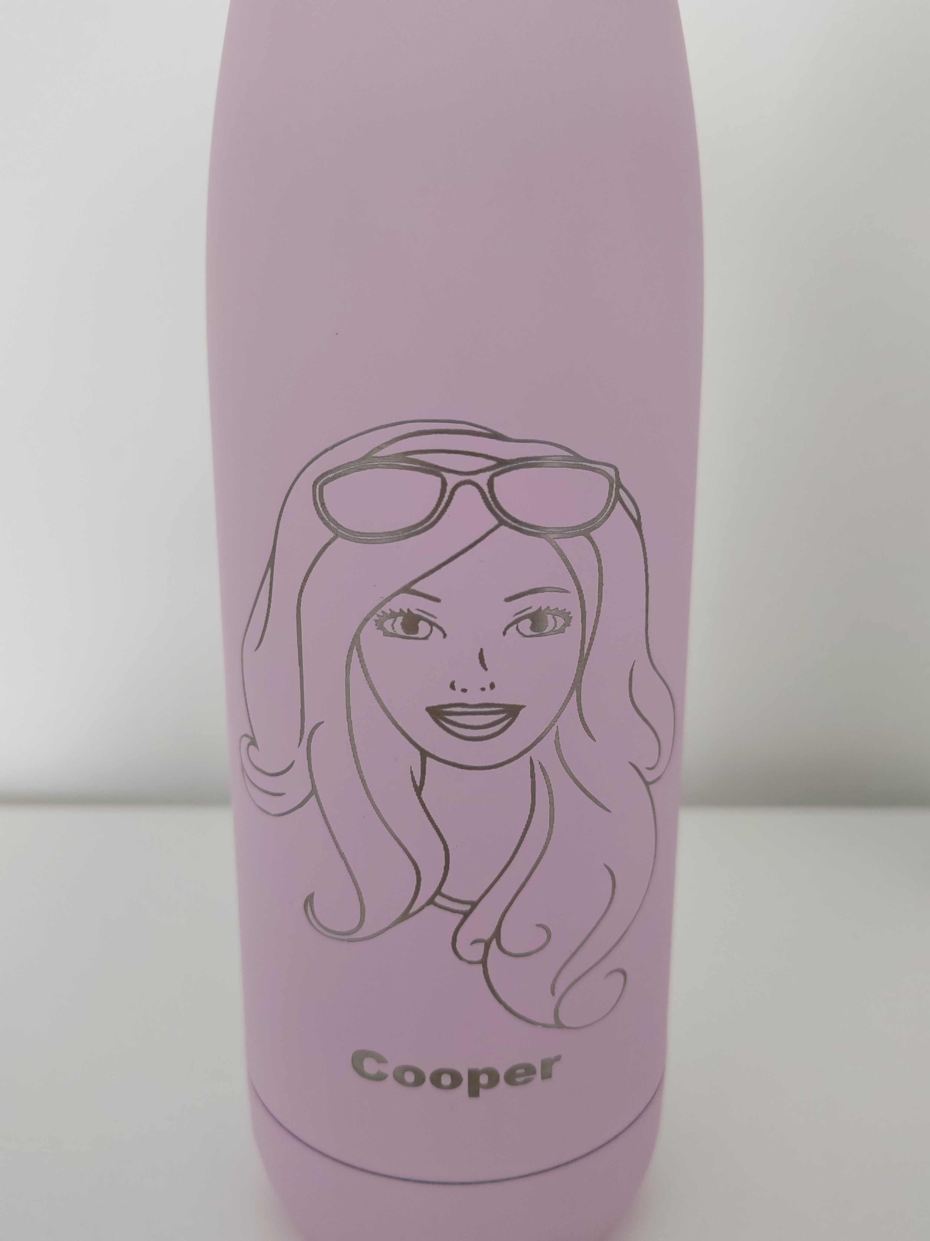 Stainless Steel Insulated Water Bottle - Barbie Design 