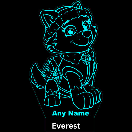 3D LED night lamp - Everest Paw Patrol