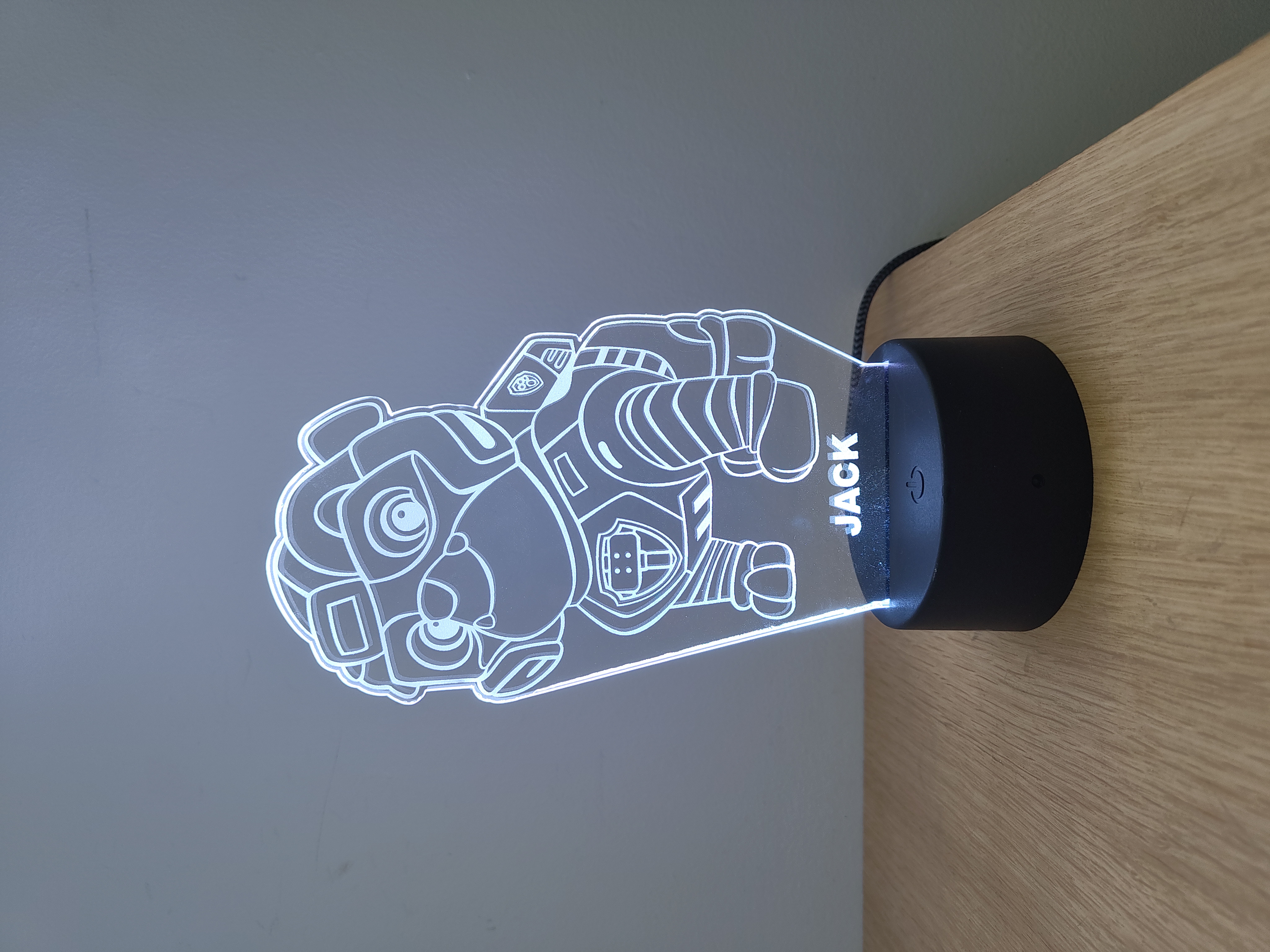 3D LED night lamp - Rubble Paw Patrol