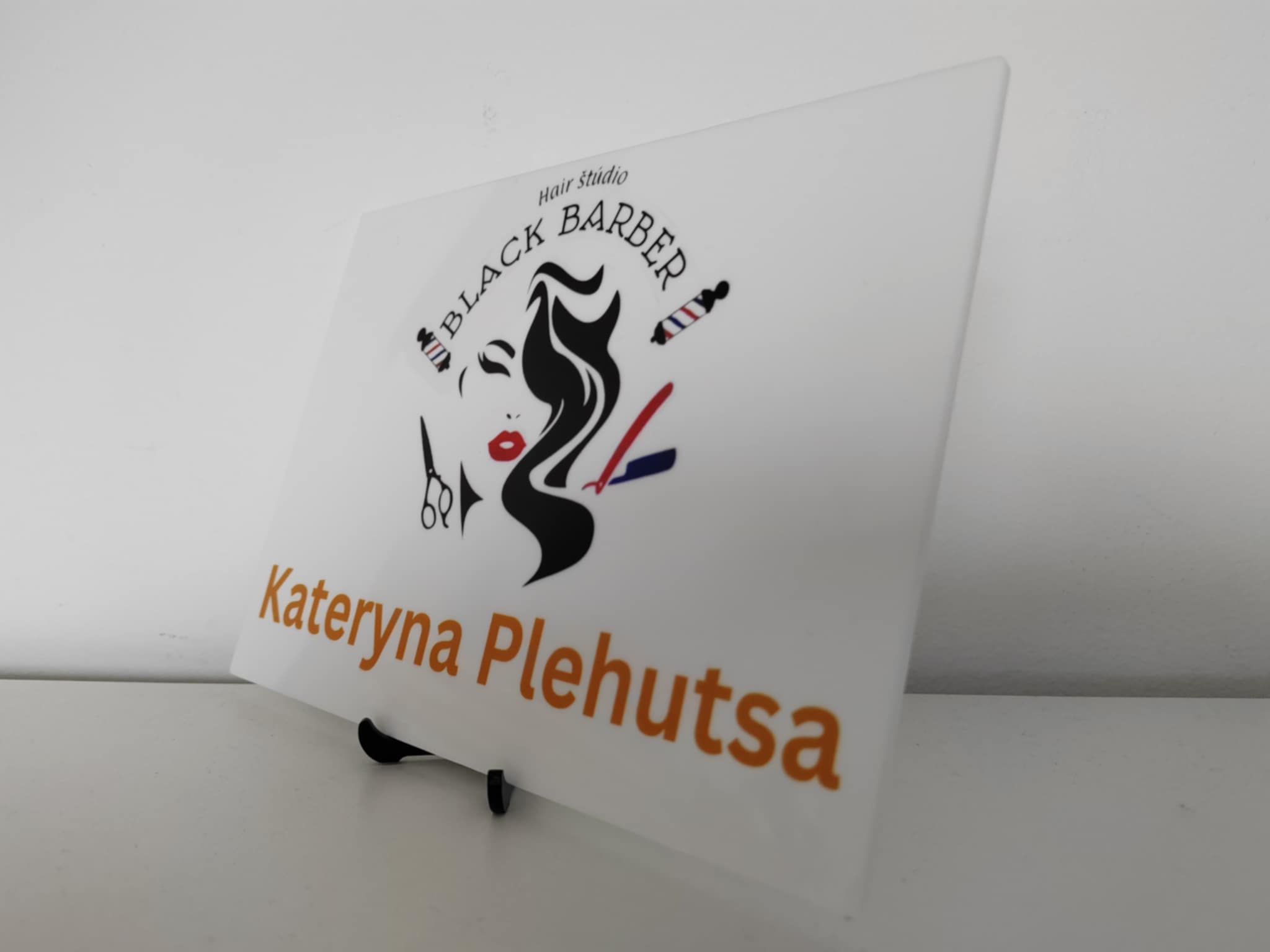A5 Acrylic Business Sign - Door Plaque, Kids room, Any design or picture