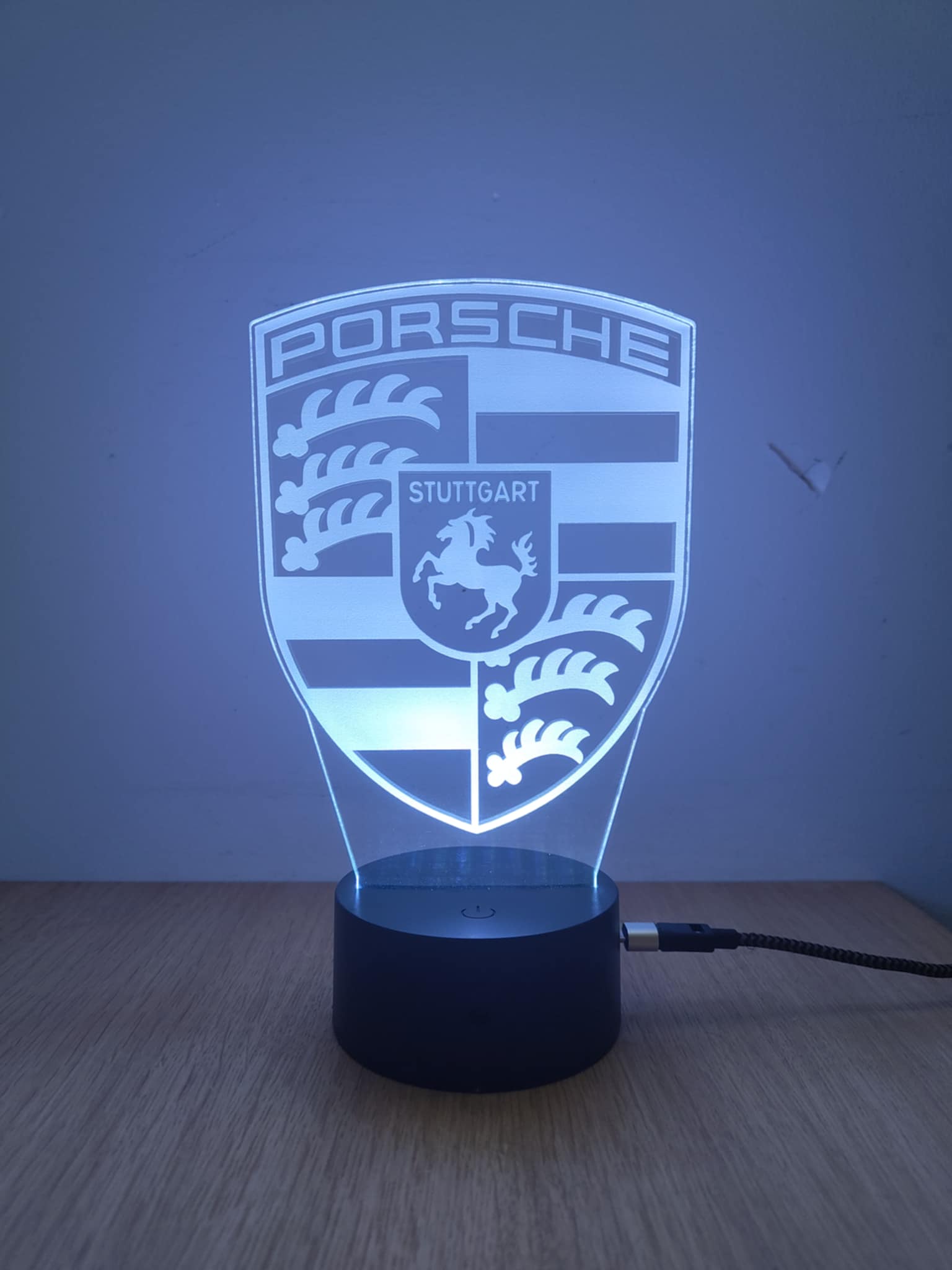 3D LED night lamp - Porsche