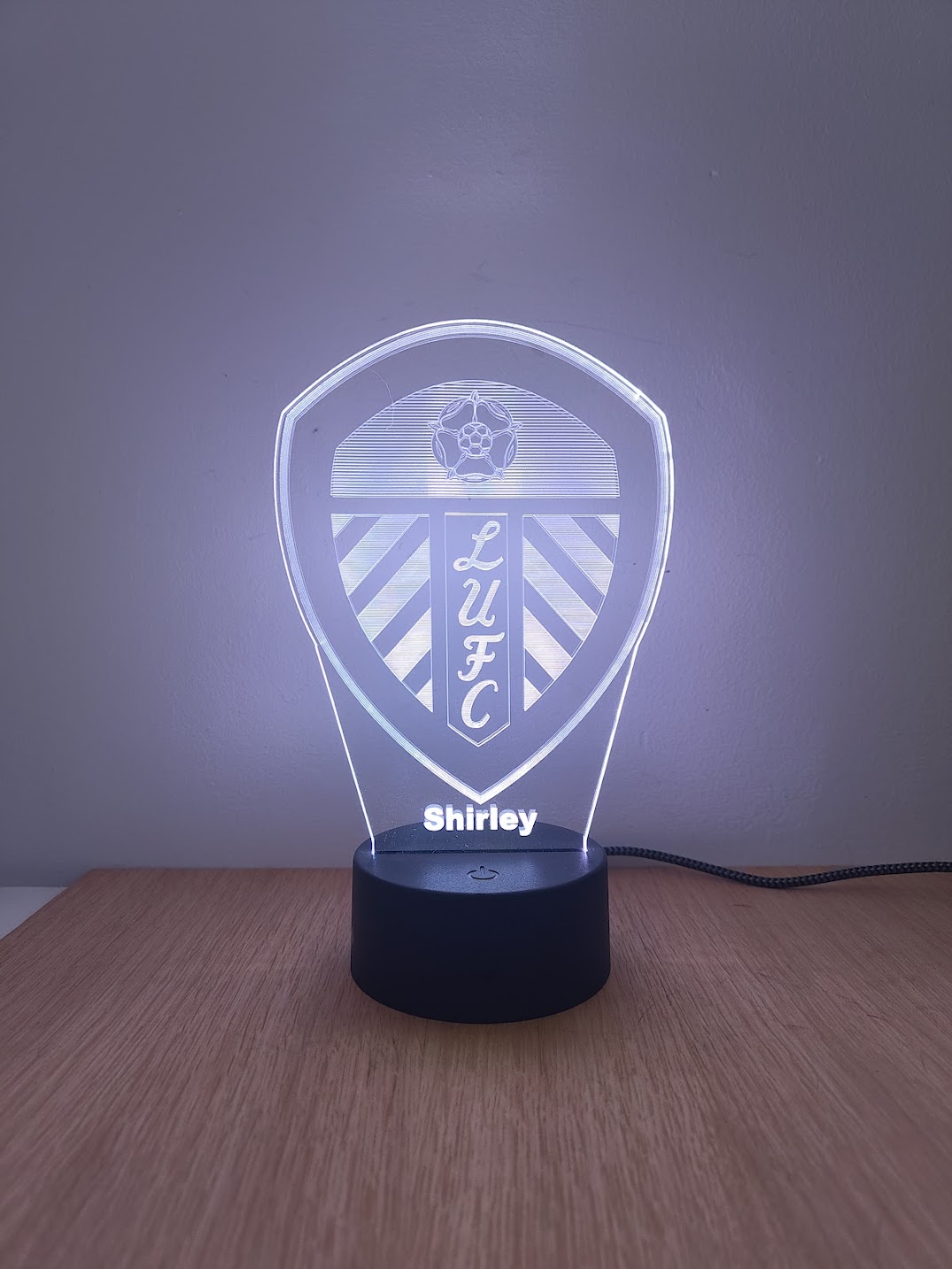 3D LED night lamp - Leeds United