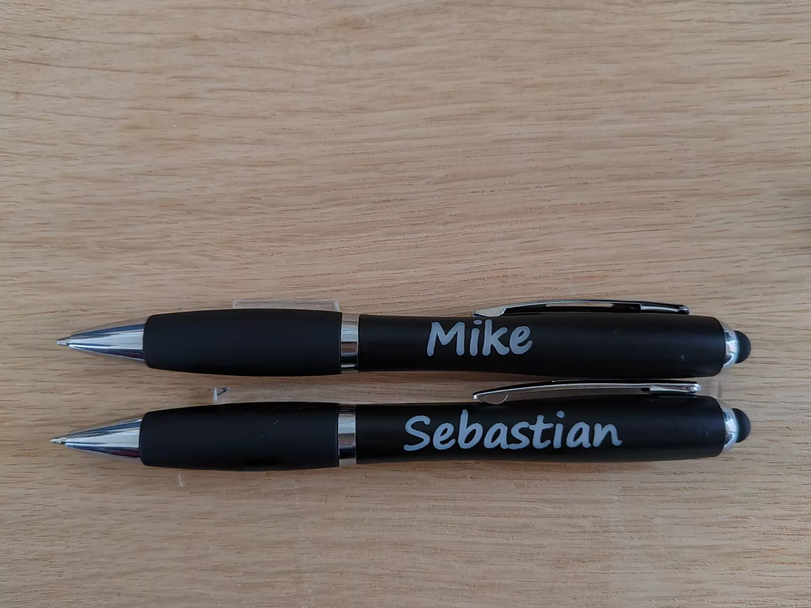 Personalised Light Up Black Ink Pen Gift Present
