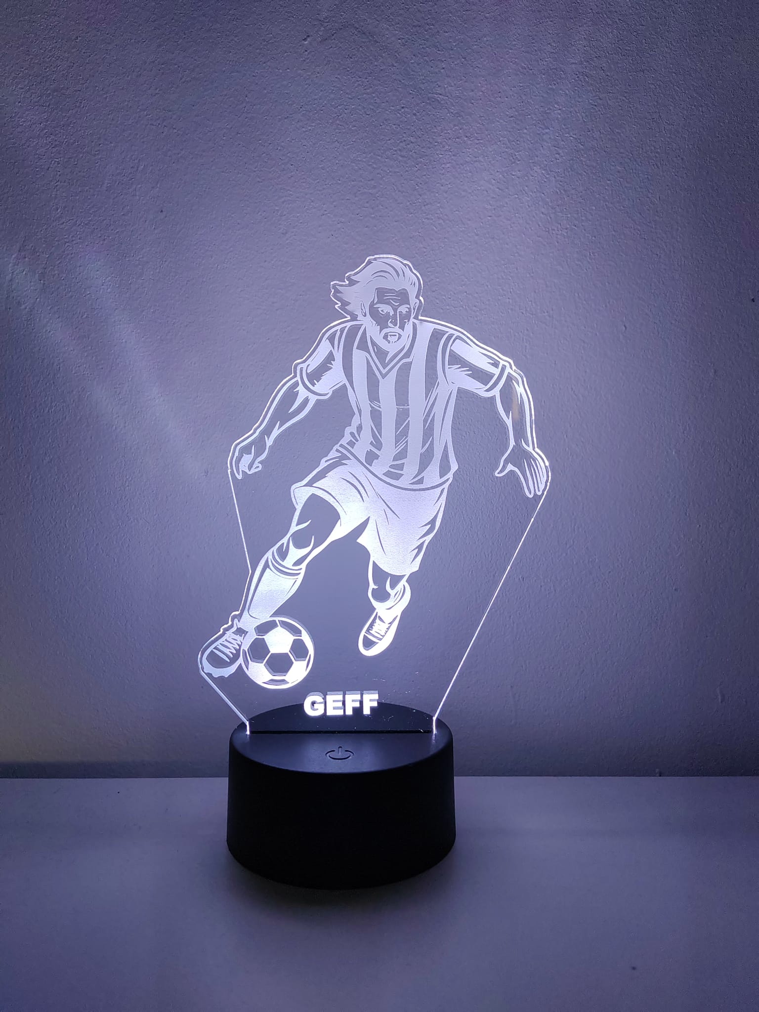 3D LED night lamp - Football Player