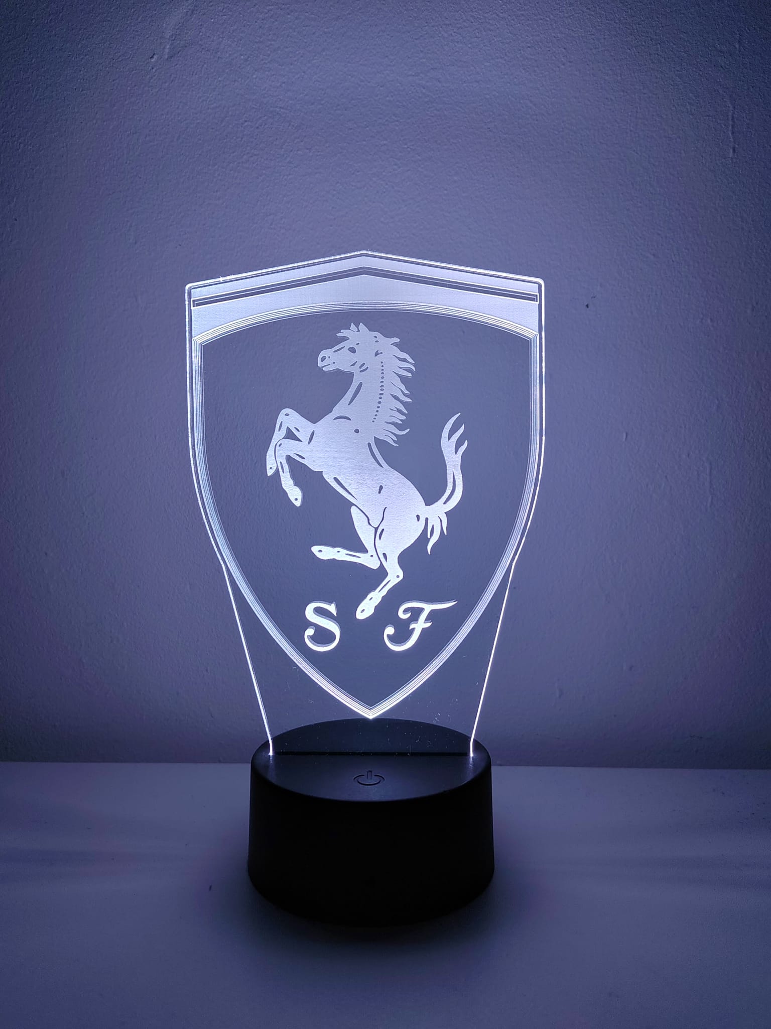 3D LED night lamp - Ferrari