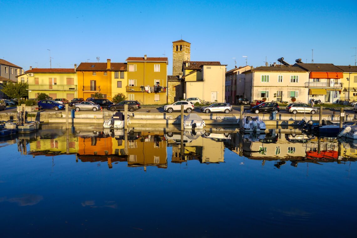 Il fiume Tagliamento e la Laguna di Marano