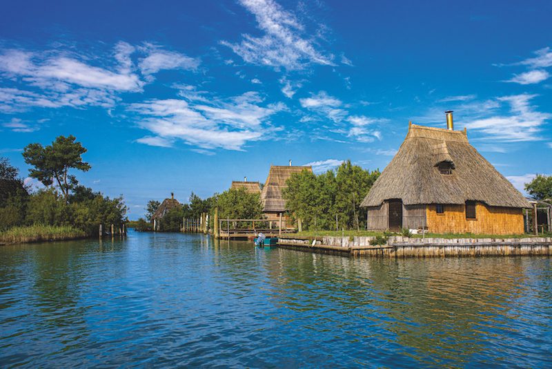 Il fiume Tagliamento e la Laguna di Marano