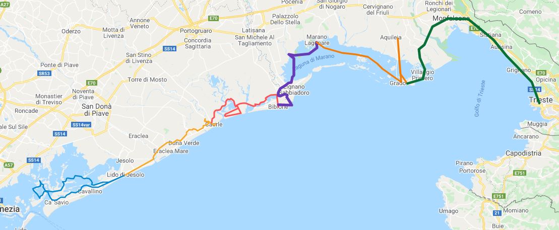 La Litoranea Veneta da Caorle a Venezia