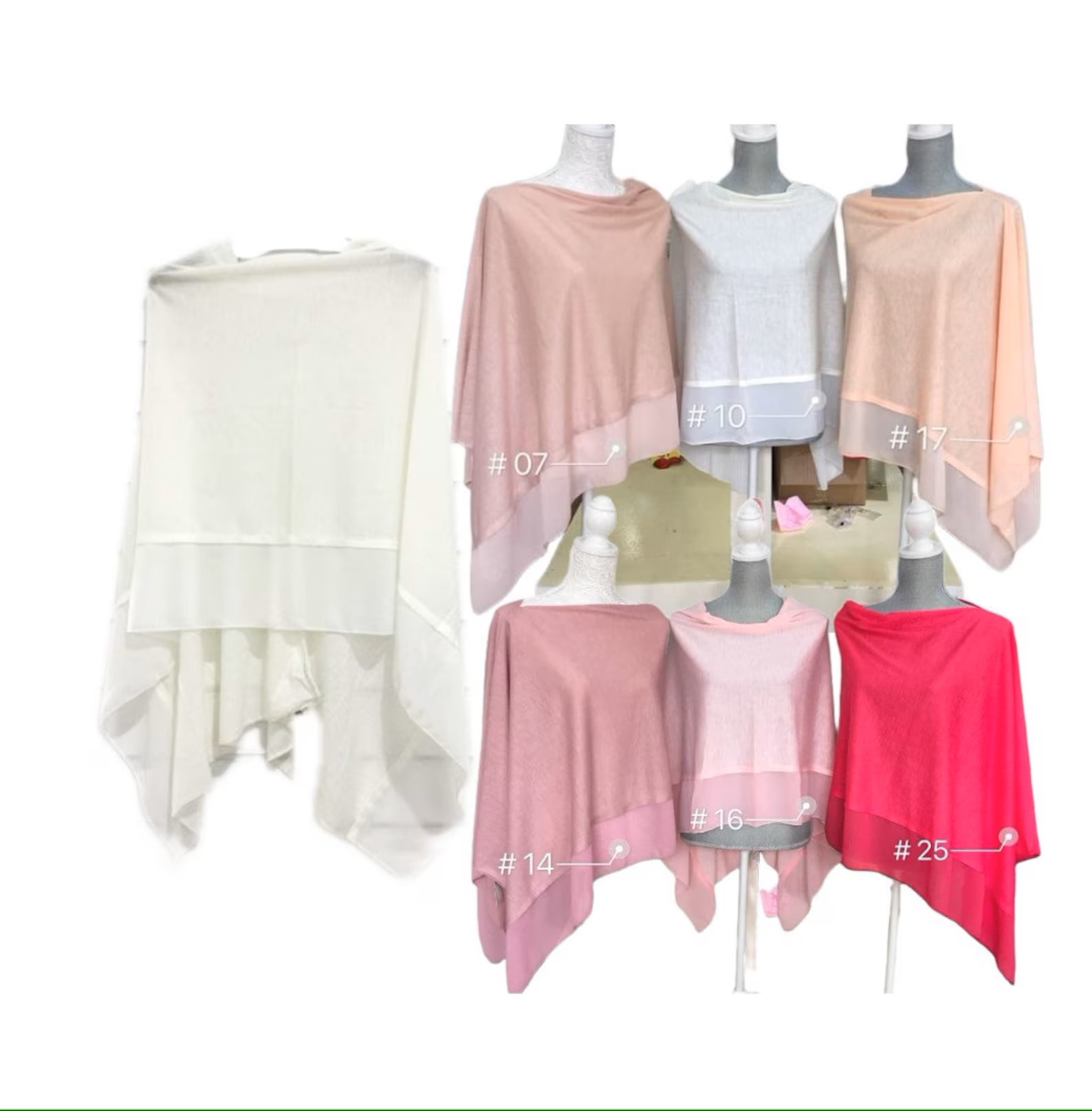 Lightweight Ponchos In these Gorgeous Shades to suit all