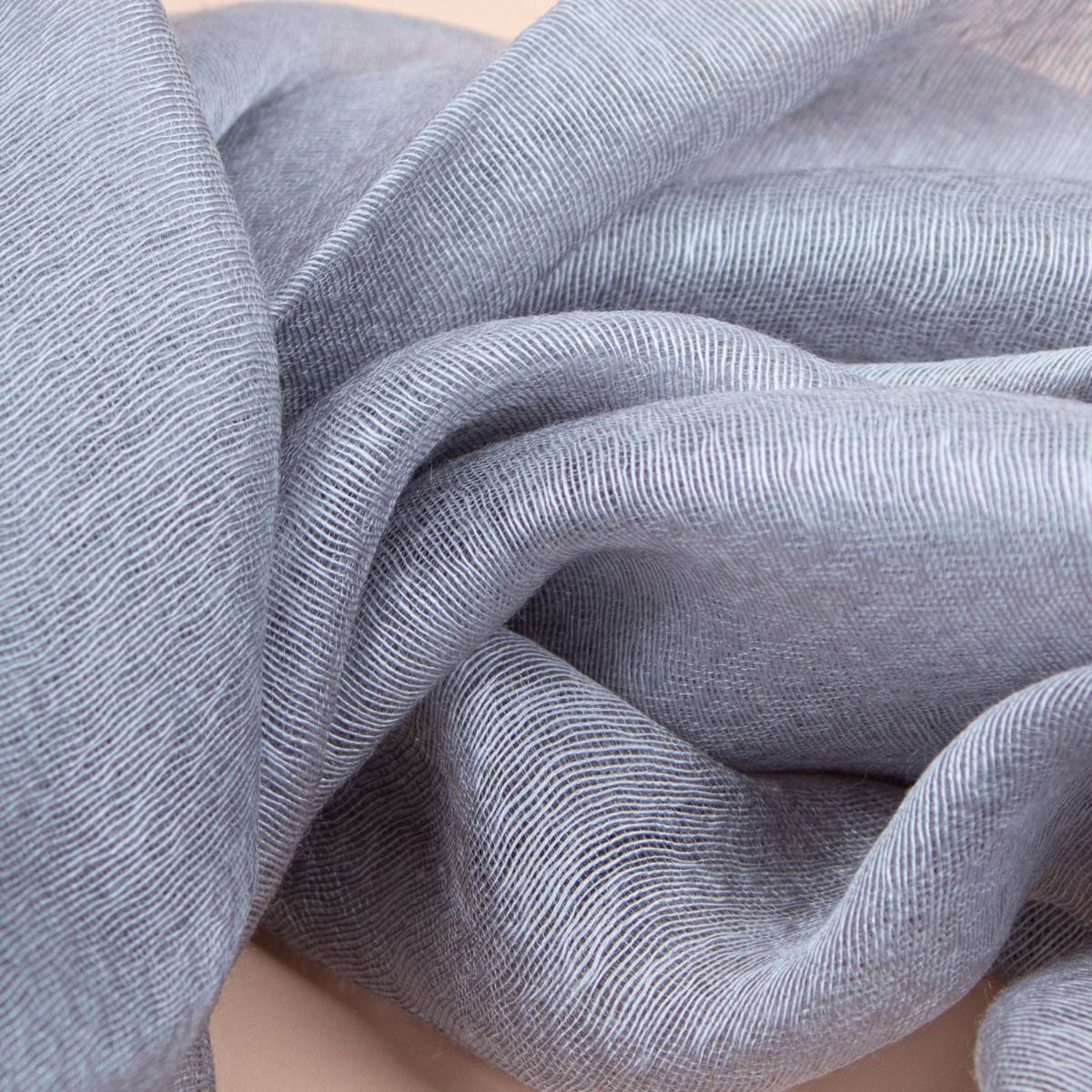 Silk Scarf with Embroidered Flowers in Blue. Graceful & Timeless makes a perfect Gift for any occasion.
