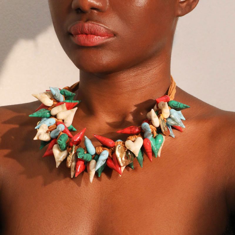 Colourful Chunky Bib Necklace