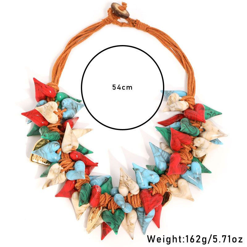 Colourful Chunky Bib Necklace 
