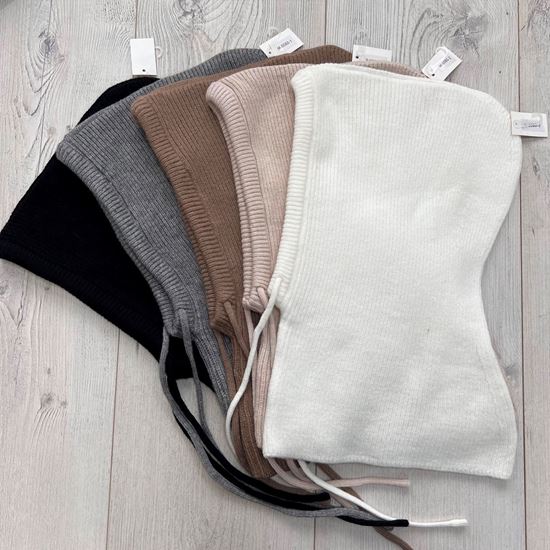 Our exquisite Balaclava, Women's Winter Hood. The perfect gift for her. In White