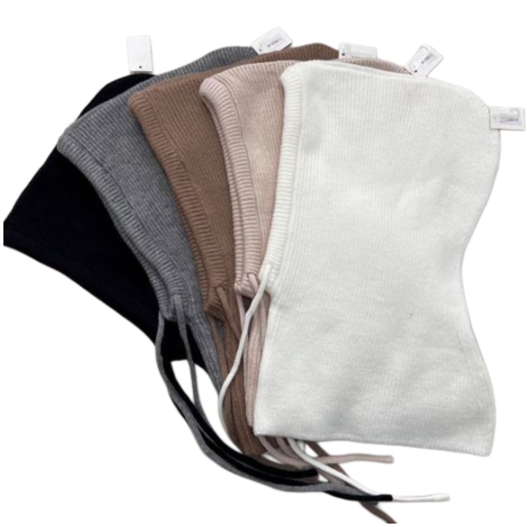 Our exquisite Balaclava, Women's Winter Hood. The perfect gift for her. In Black