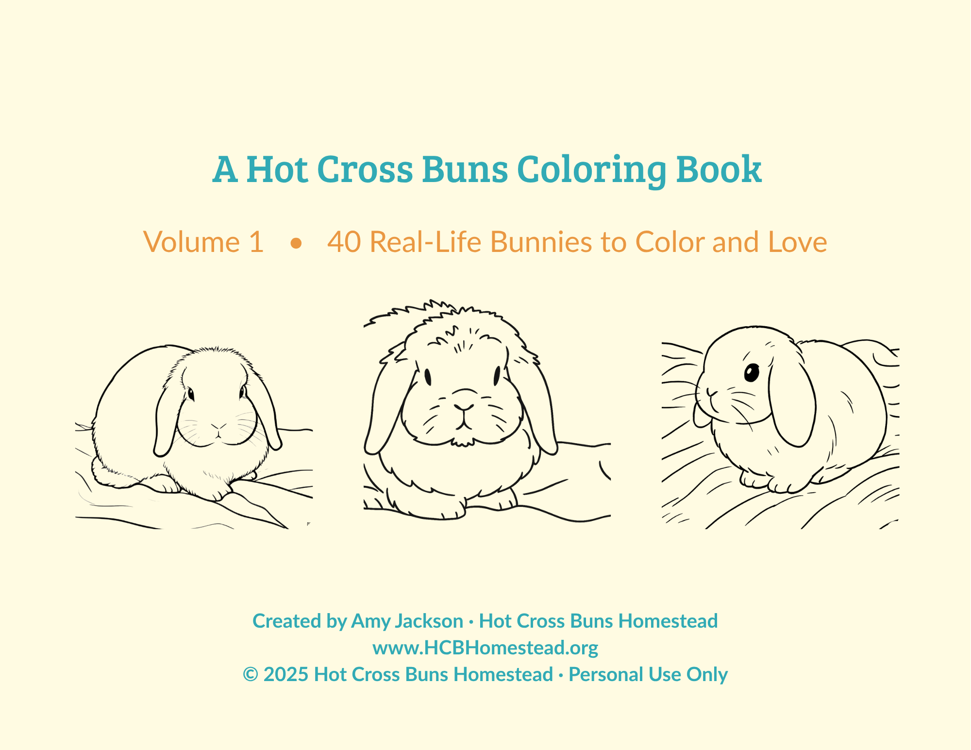 A Hot Cross Buns Coloring Book