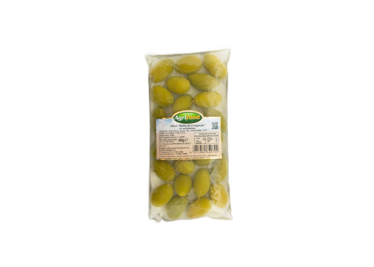 Olive “Bella di Cerignola” giganti in salamoia